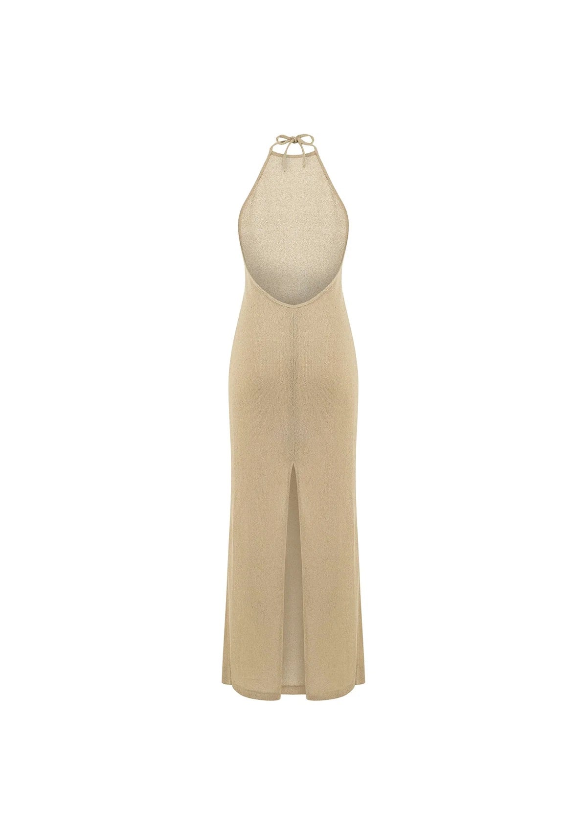 Tiny Halter Yaka Triko Elbise