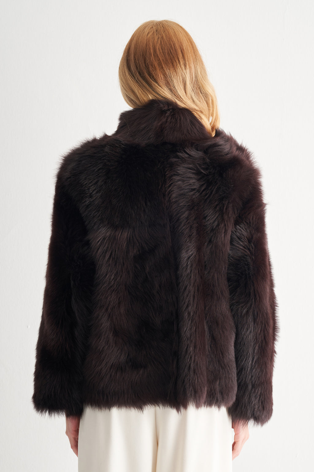 Utopian %100 Toscana Kahve Kürk Kaban