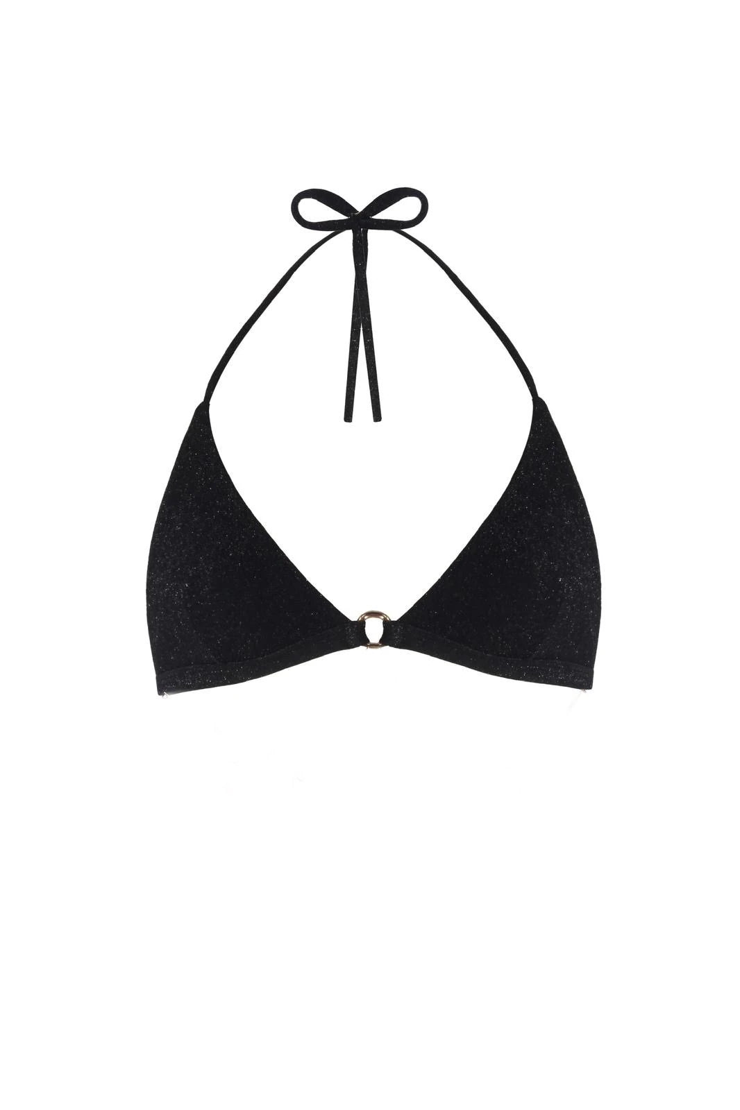 Gaia n Uranos Üçgen Bikini Üstü Siyah dekupe görünüm