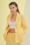 Utopian Sarı Blazer Ceket