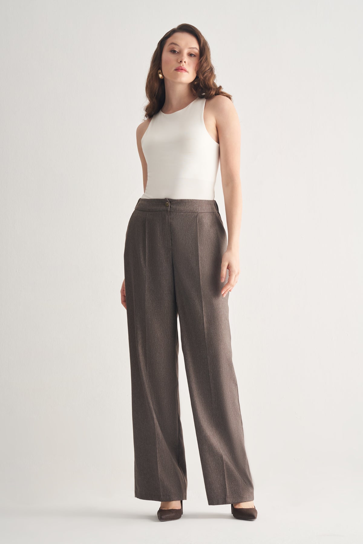 Utopian Dokulu Klasik Kesim Pantolon