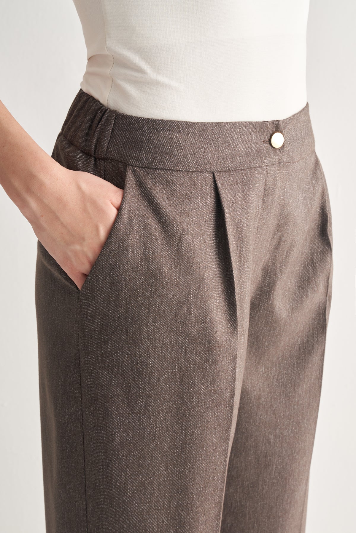 Utopian Dokulu Klasik Kesim Pantolon