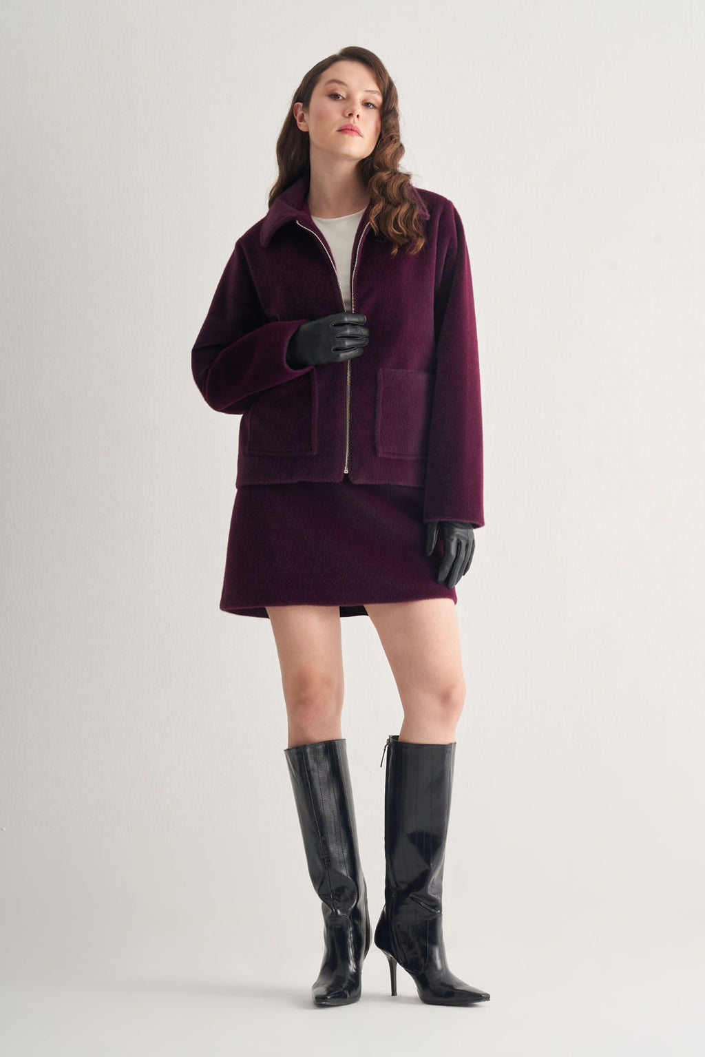 Utopian Kısa Tüylü Etek