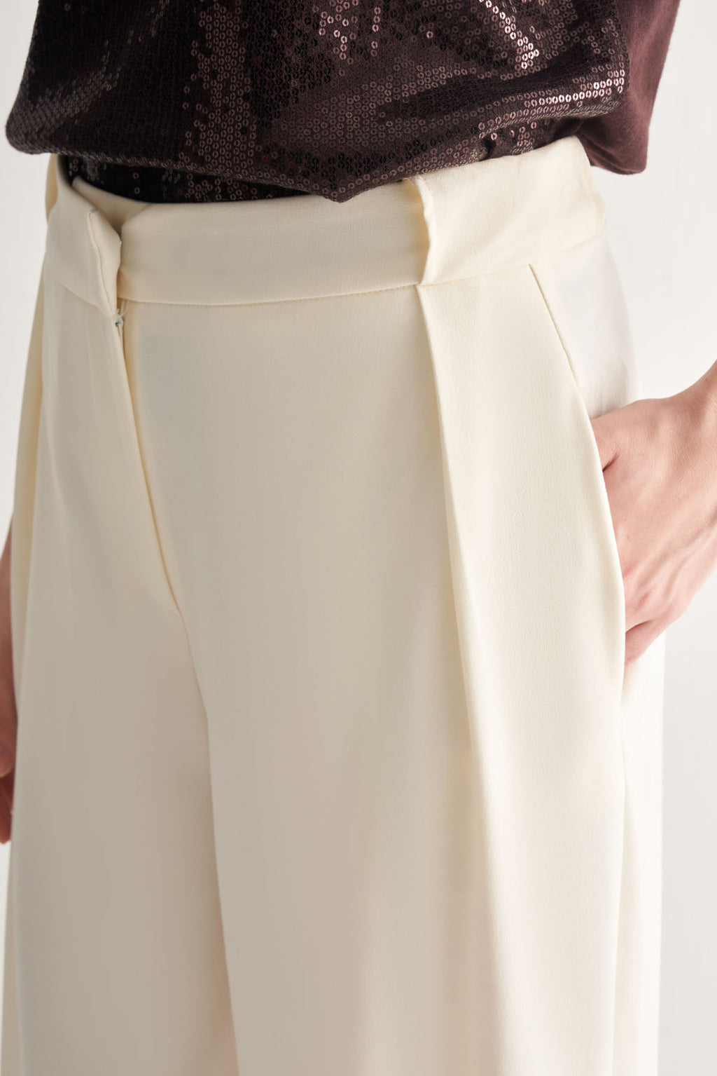 Utopian Geniş Paça Tek Pile Pantolon