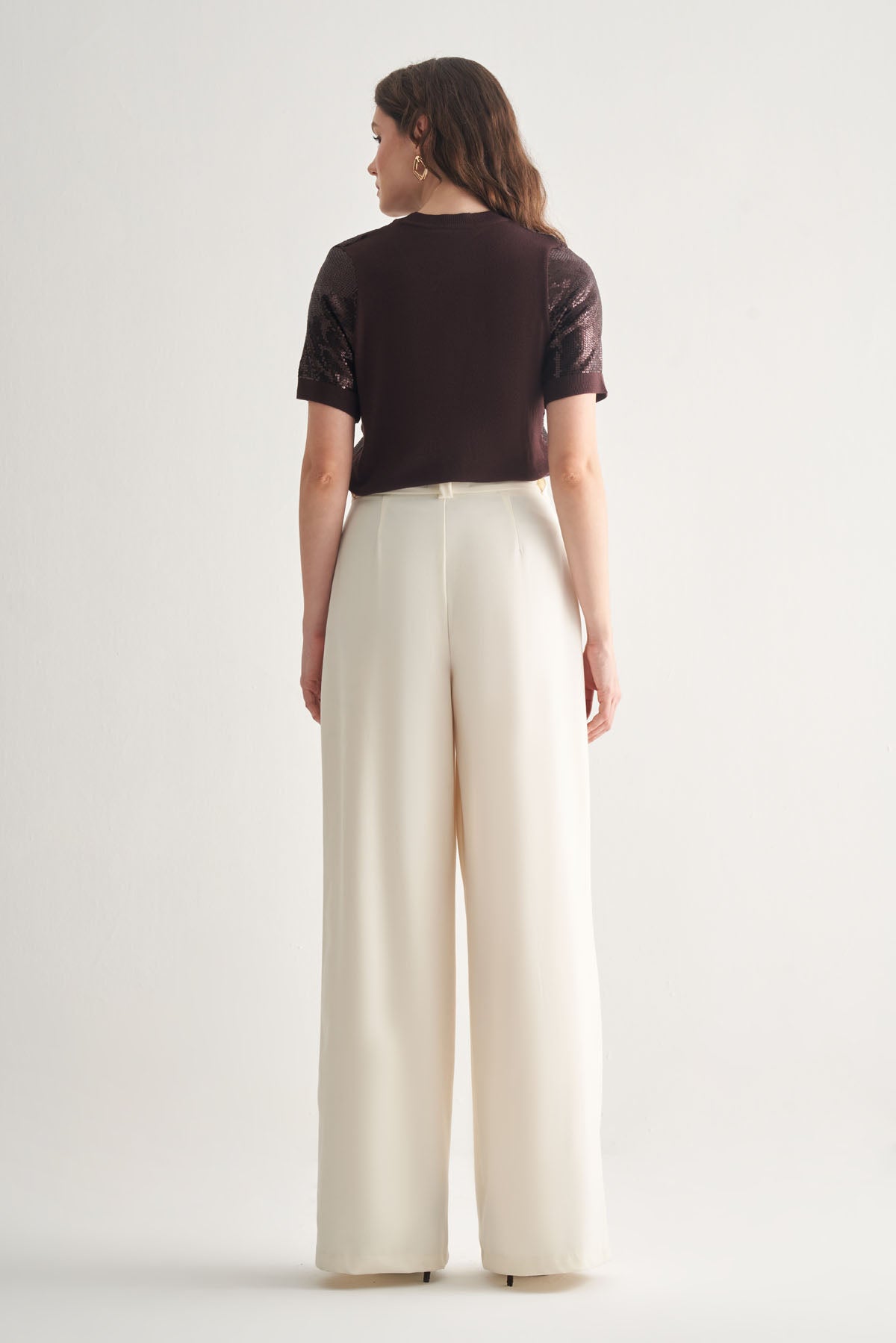 Utopian Geniş Paça Tek Pile Pantolon