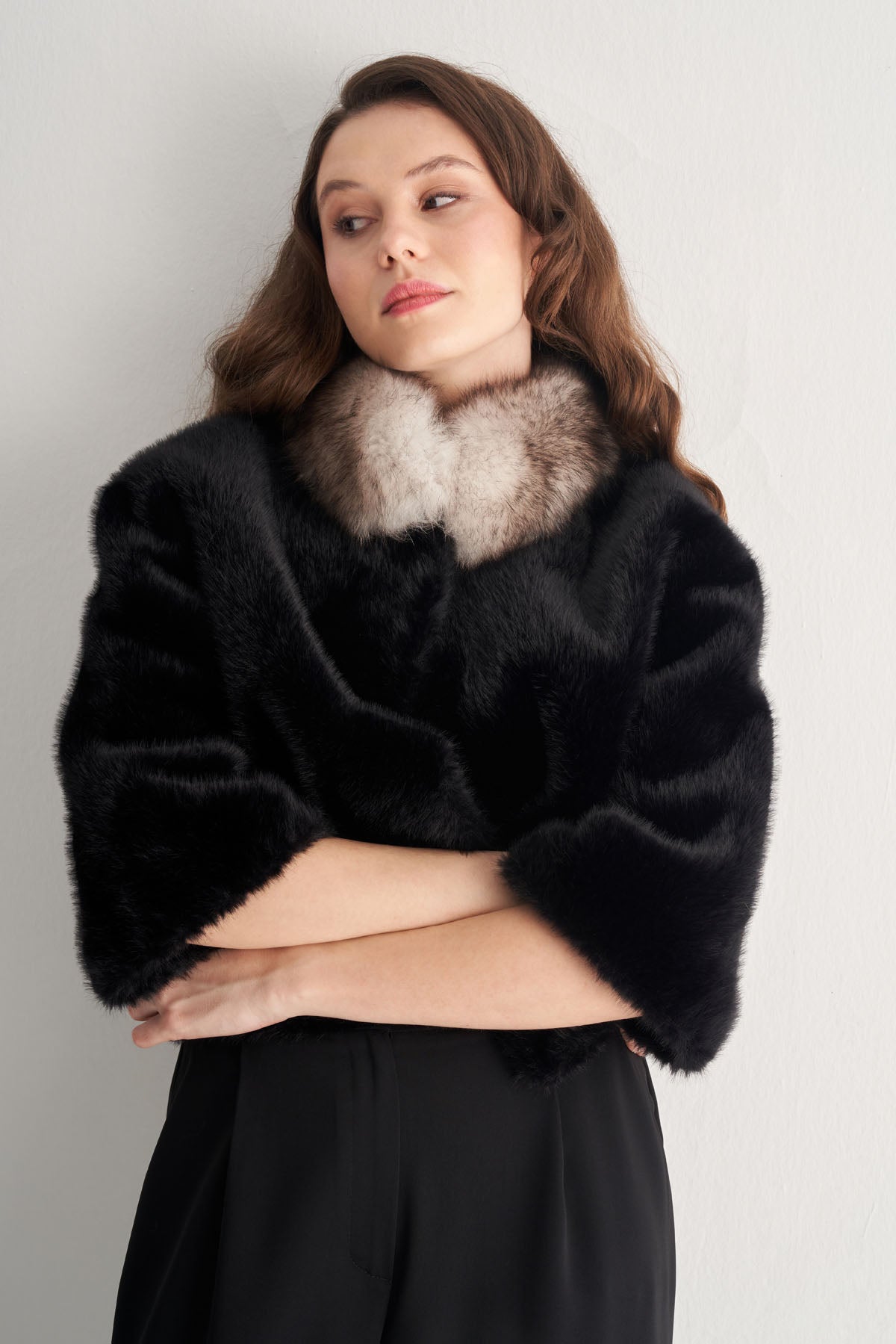 Utopian Kürk Görünümlü Bolero