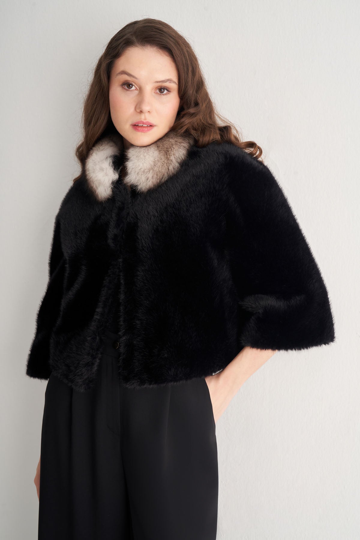 Utopian Kürk Görünümlü Bolero