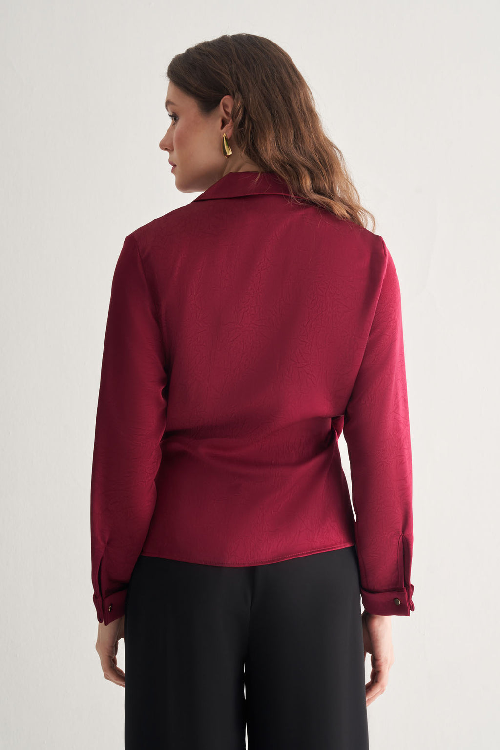 Utopian Bağlama Detaylı Kruvaze Bluz