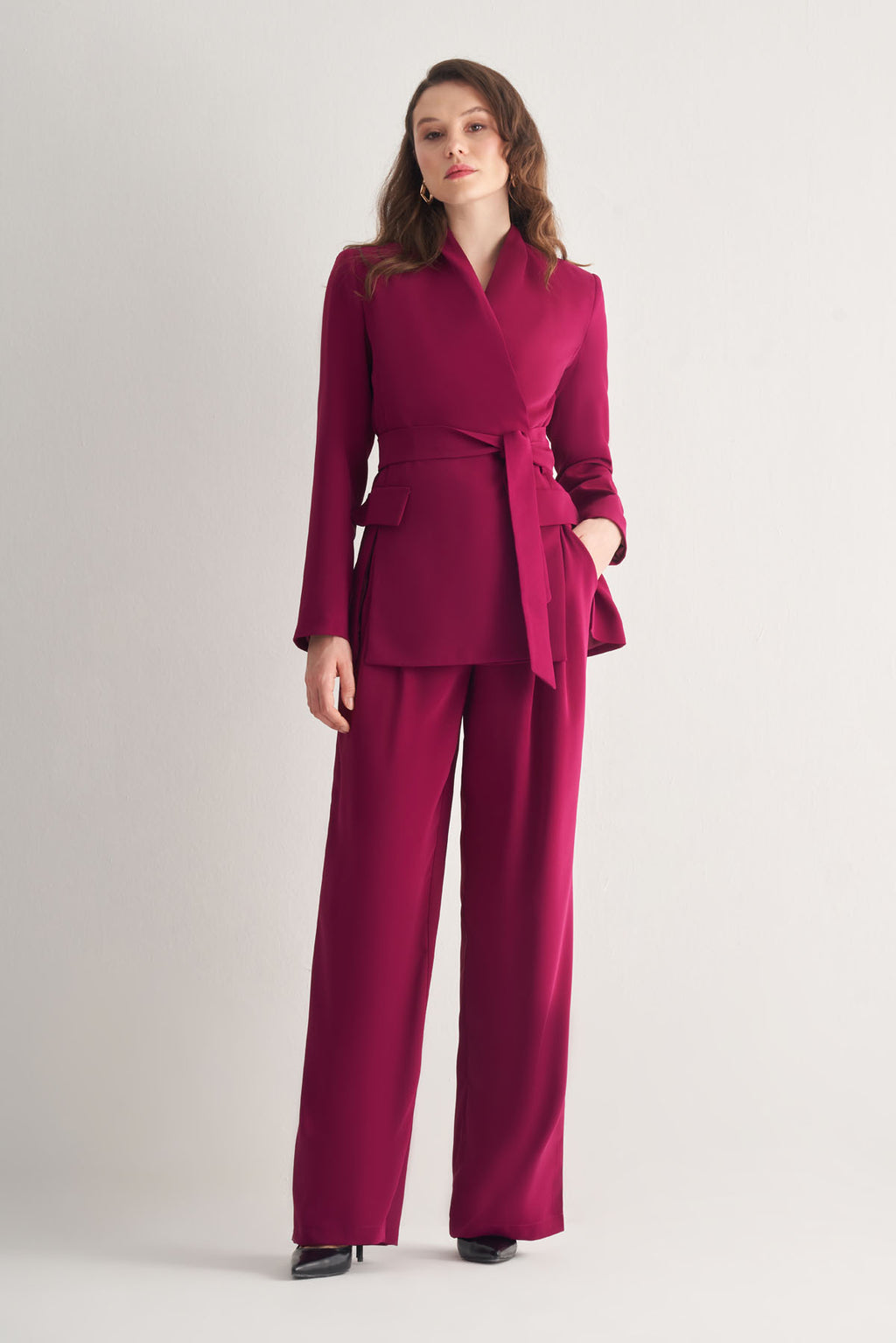 Utopian Yüksek Bel Geniş Paça Pantolon