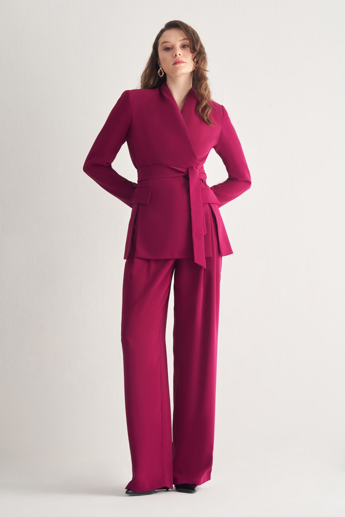 Utopian Yüksek Bel Geniş Paça Pantolon