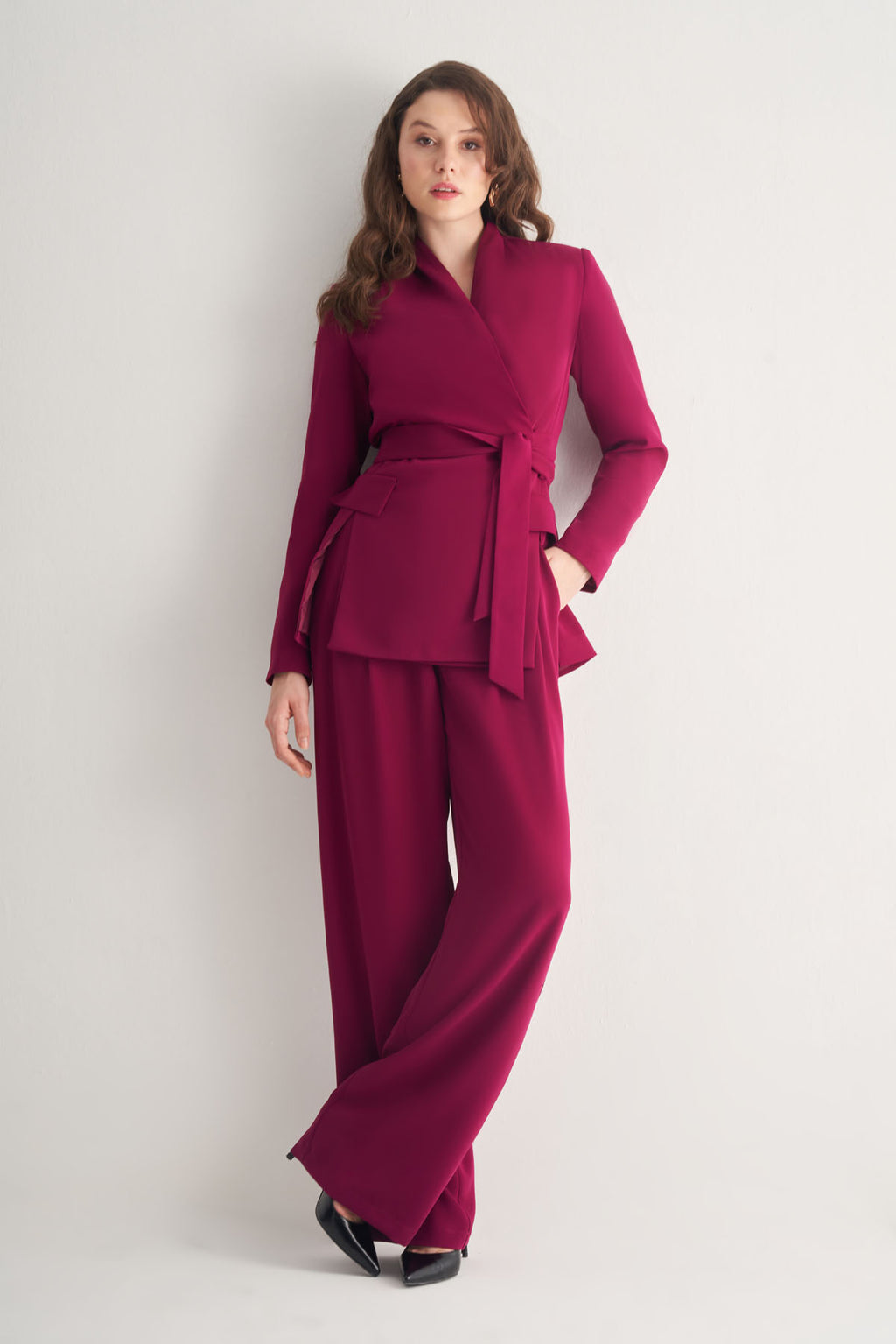 Utopian Yüksek Bel Geniş Paça Pantolon