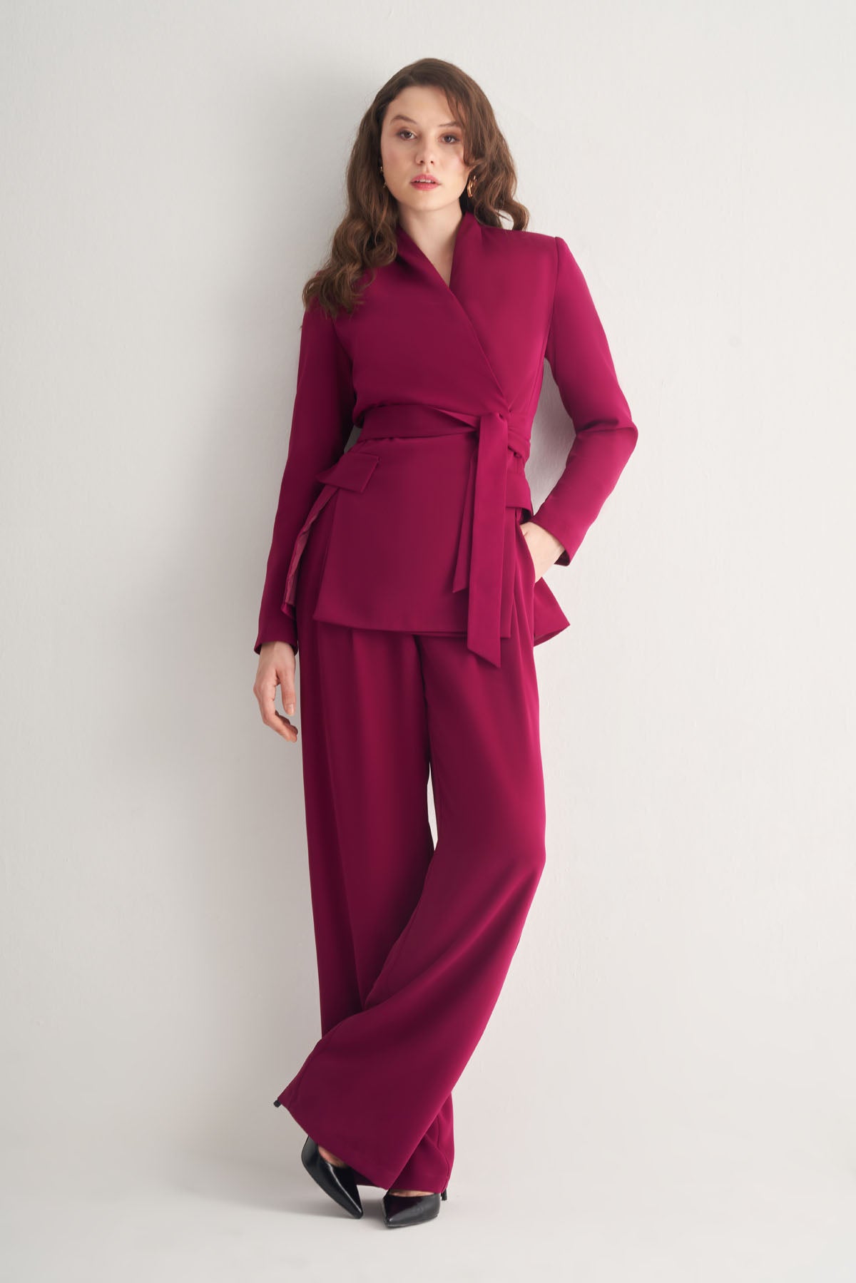 Utopian Yüksek Bel Geniş Paça Pantolon