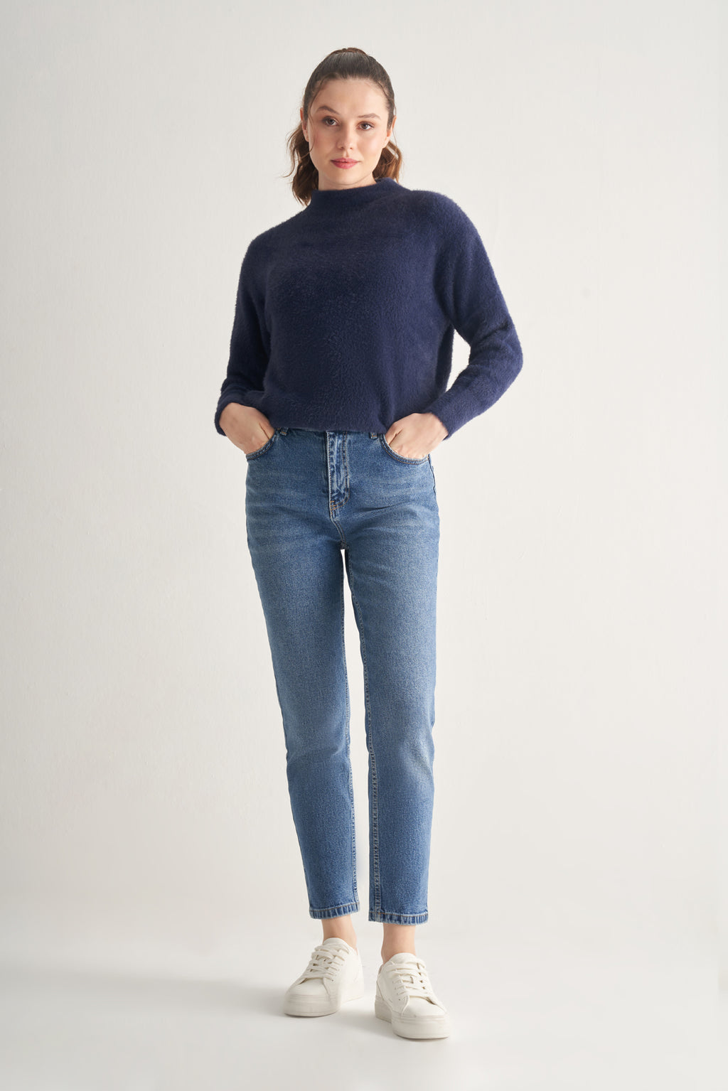 Utopian Bisiklet Yaka Kısa Triko