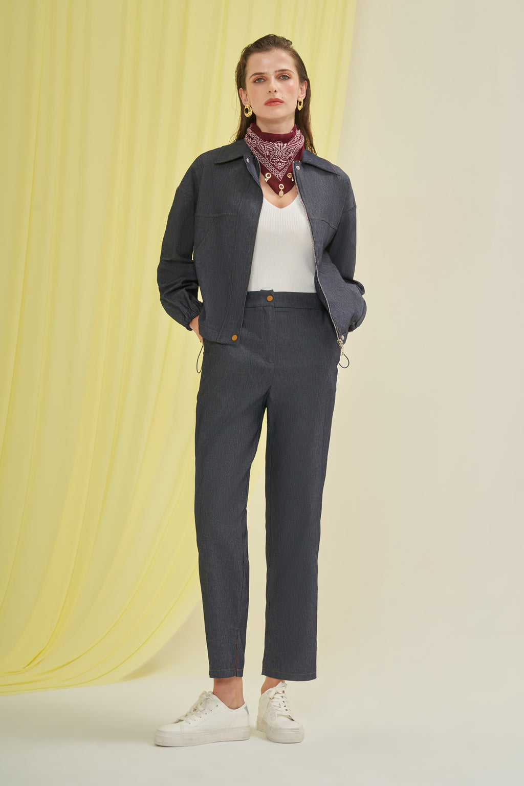 Utopian Denim Görünümlü Pantolon