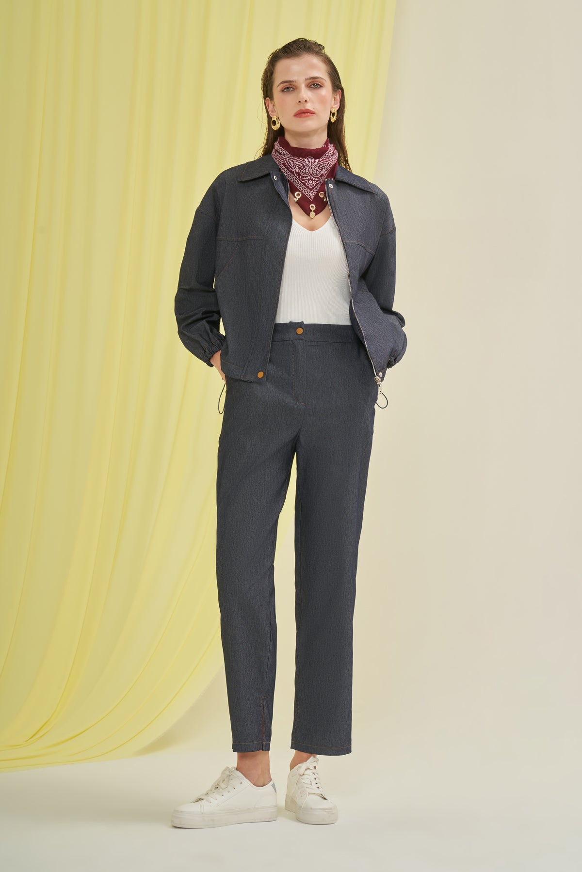 Utopian Denim Görünümlü Pantolon