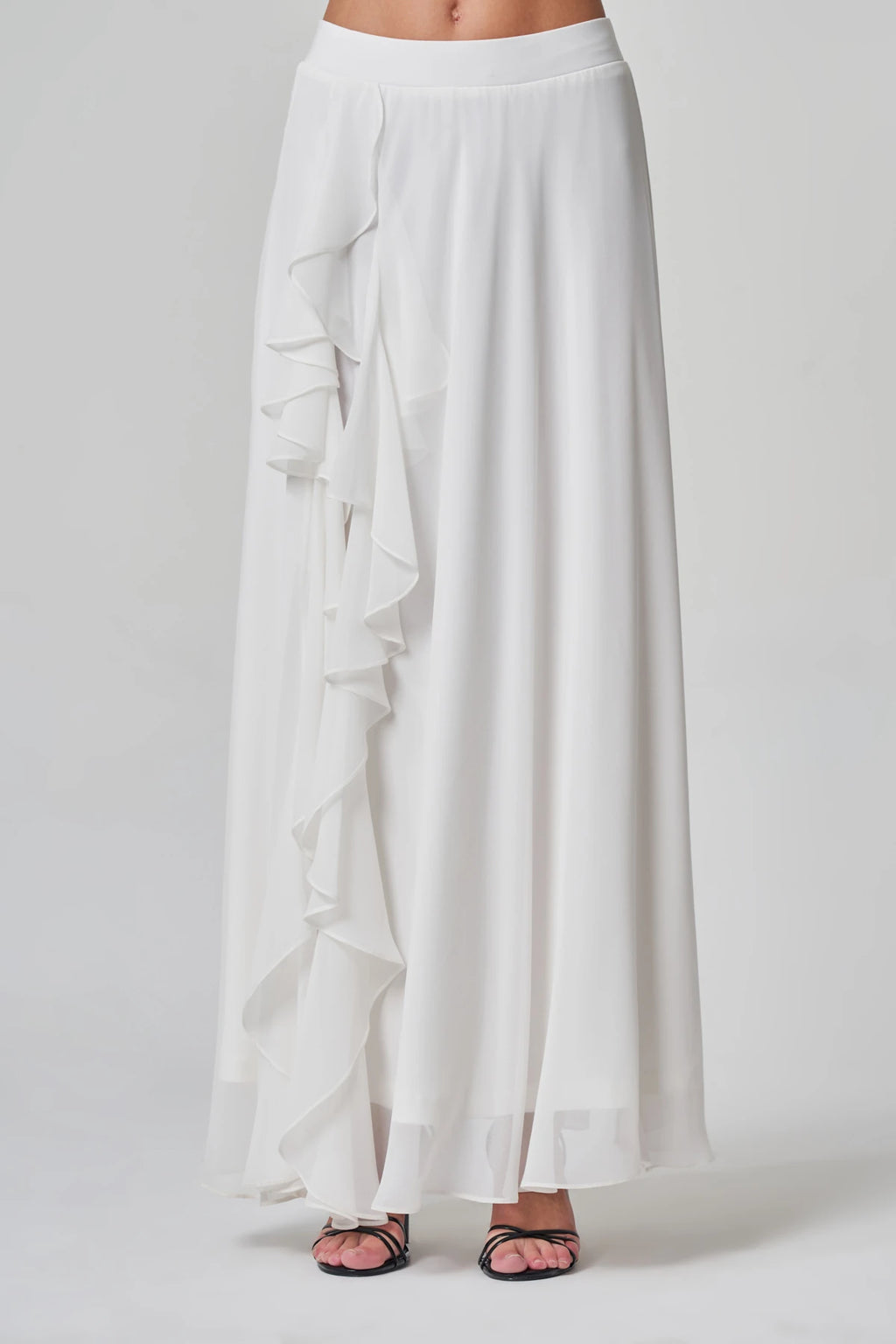 Utopian Ruffle Chiffon Maxi Skirt