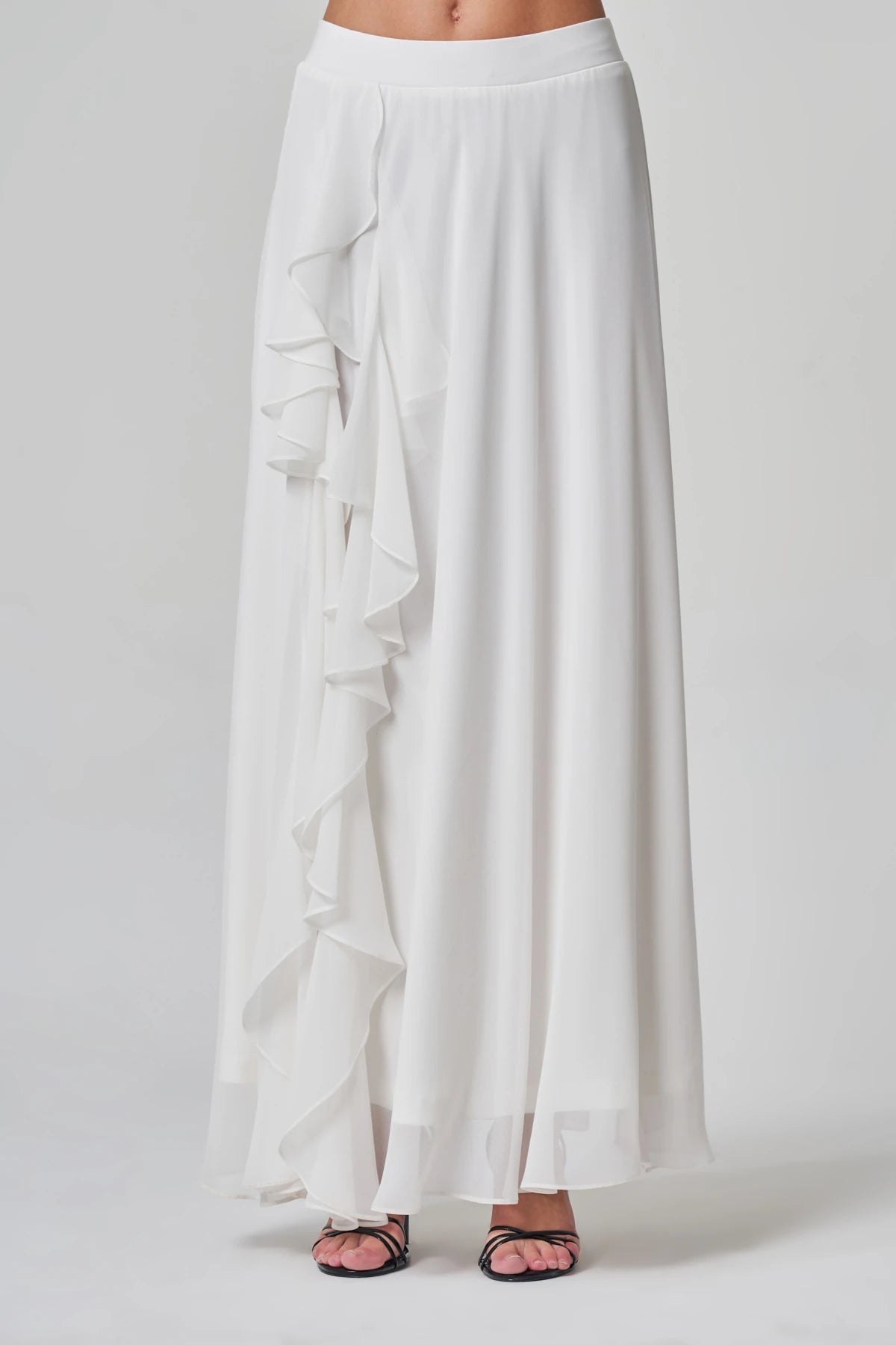 Utopian Ruffle Chiffon Maxi Skirt