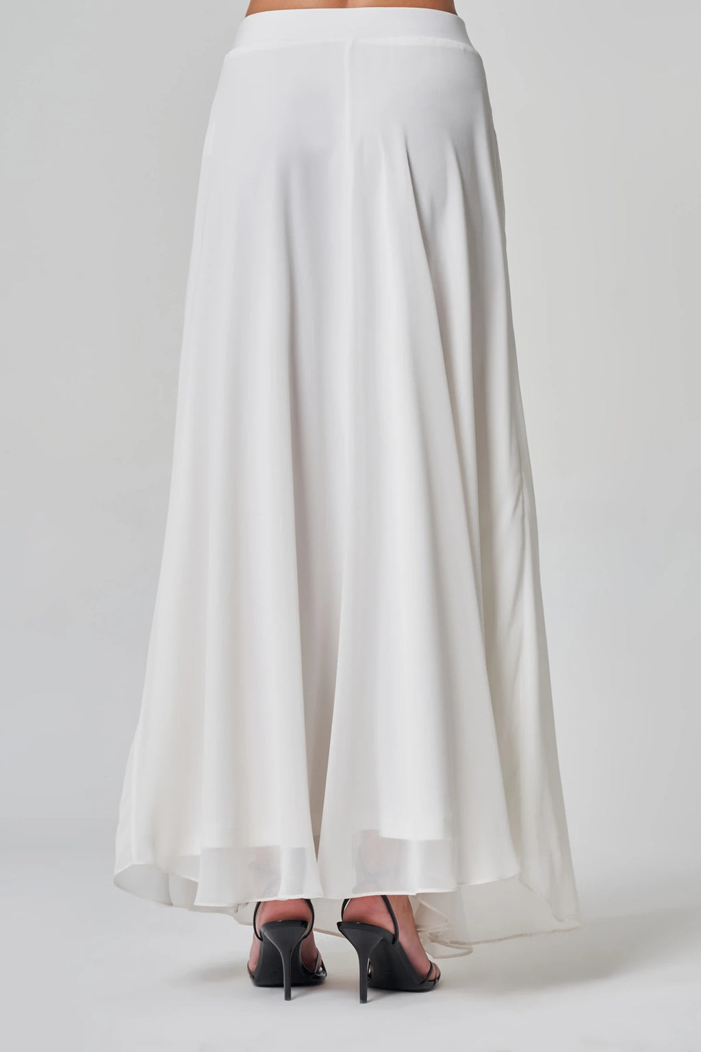 Utopian Ruffle Chiffon Maxi Skirt