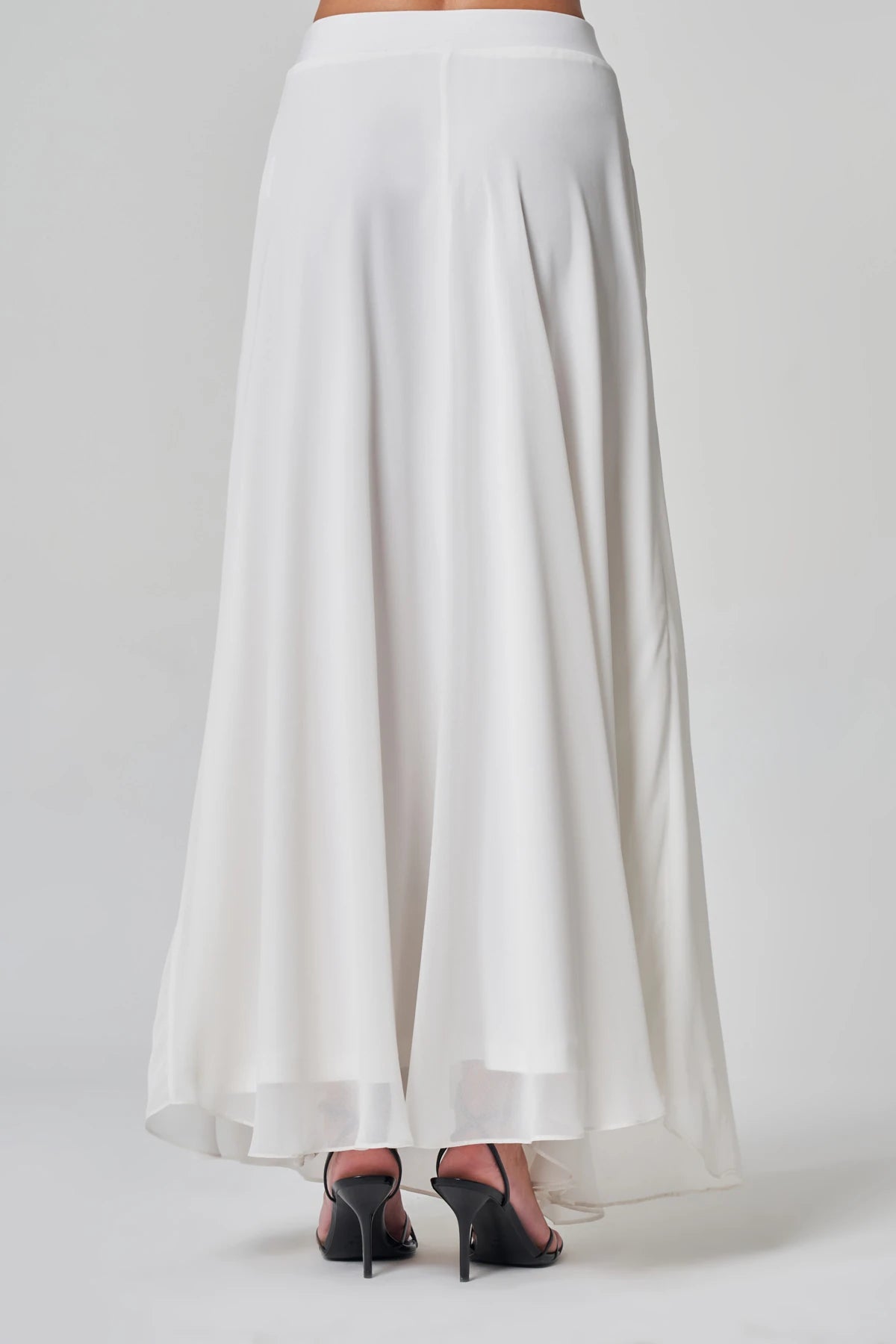 Utopian Ruffle Chiffon Maxi Skirt
