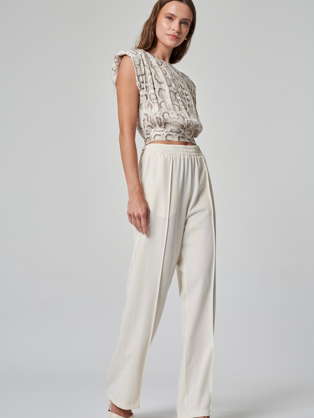 Utopian Beli Lastikli Geniş Paça Pantolon