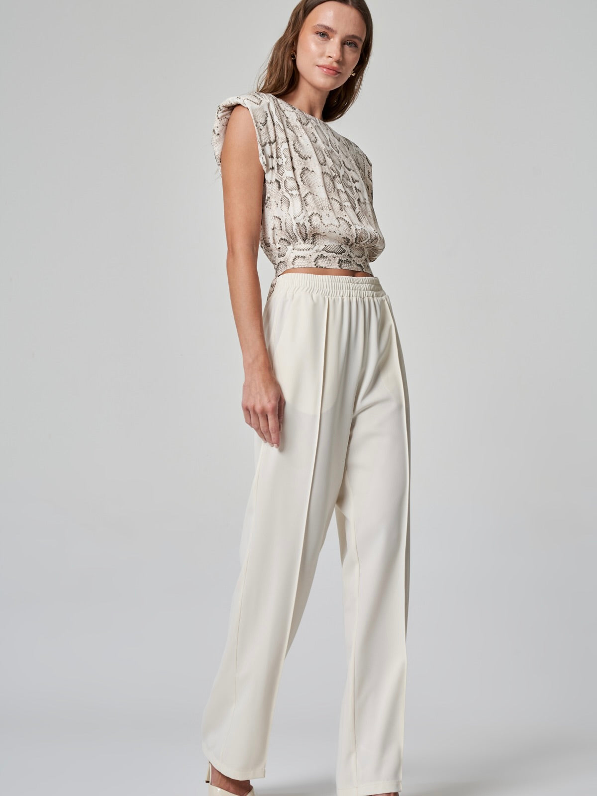 Utopian Beli Lastikli Geniş Paça Pantolon