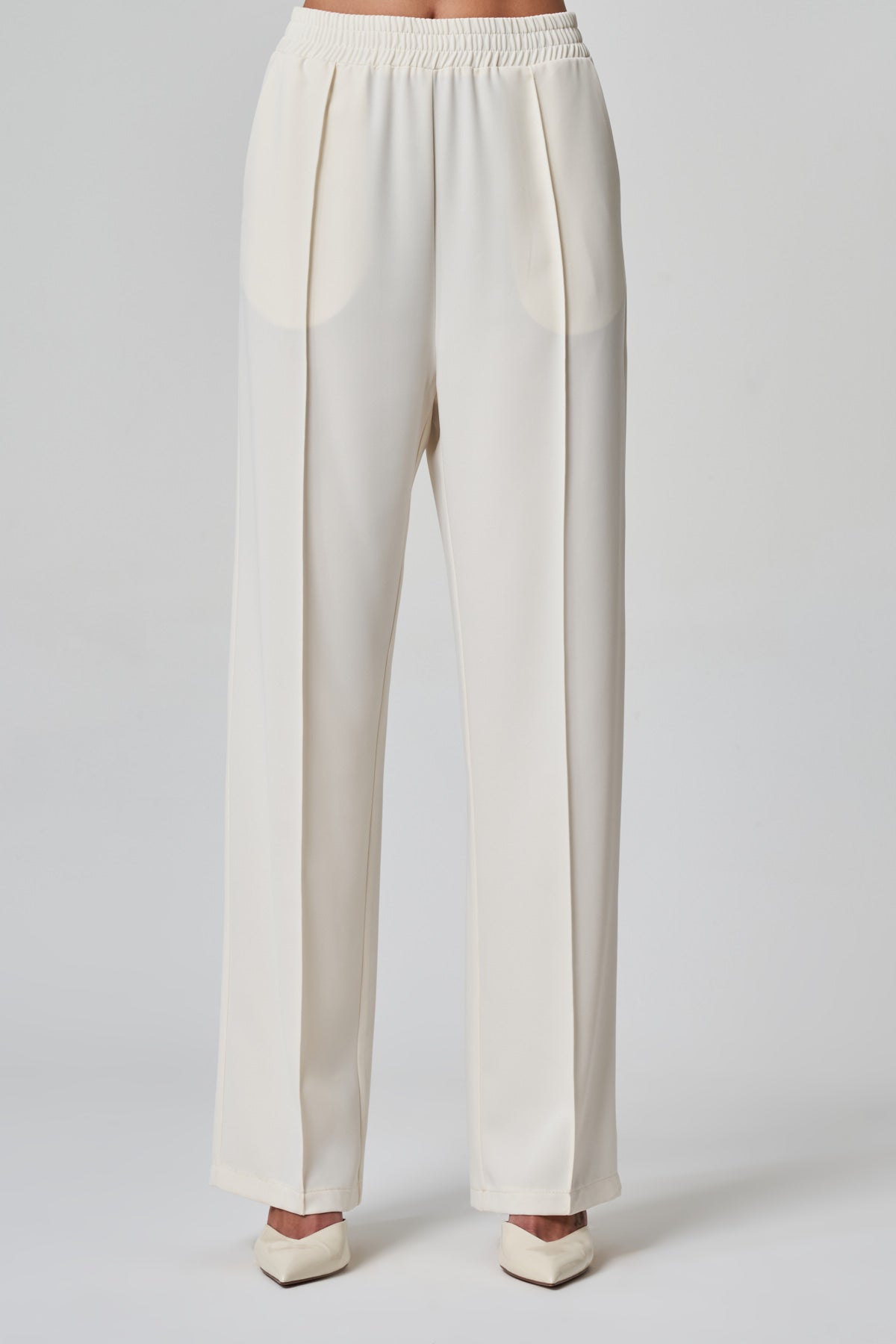 Utopian Beli Lastikli Geniş Paça Pantolon