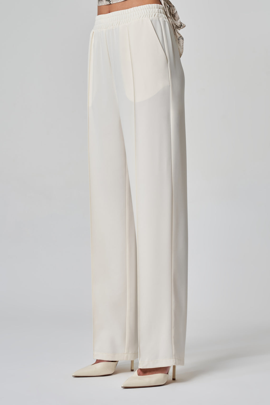 Utopian Beli Lastikli Geniş Paça Pantolon