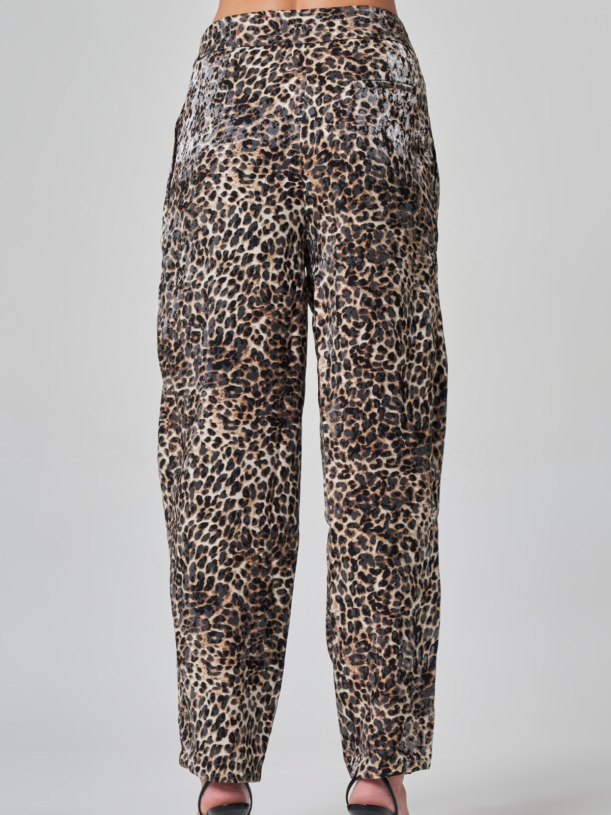 Utopian Pileli Leopar Desenli Pantolon