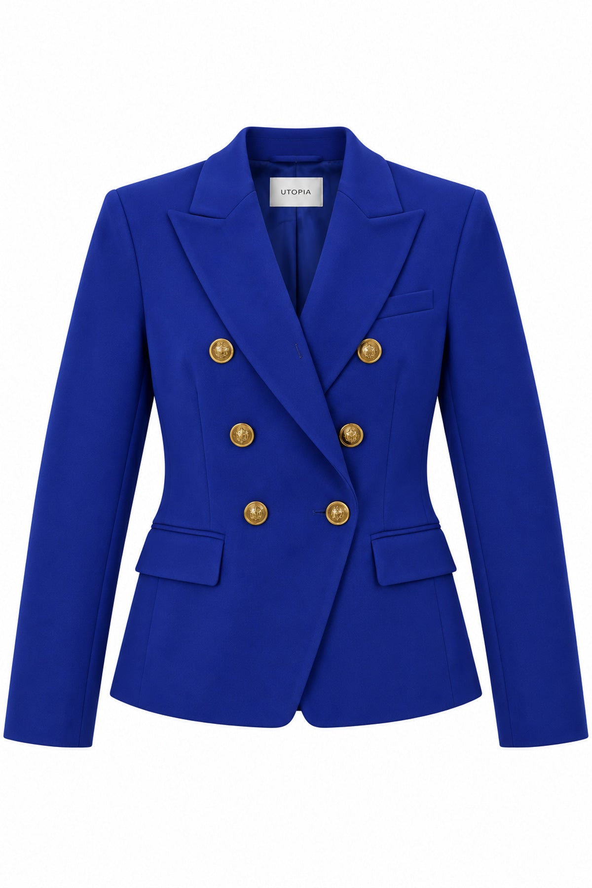Utopian Slim Fit Blazer Ceket dekupe görünüm
