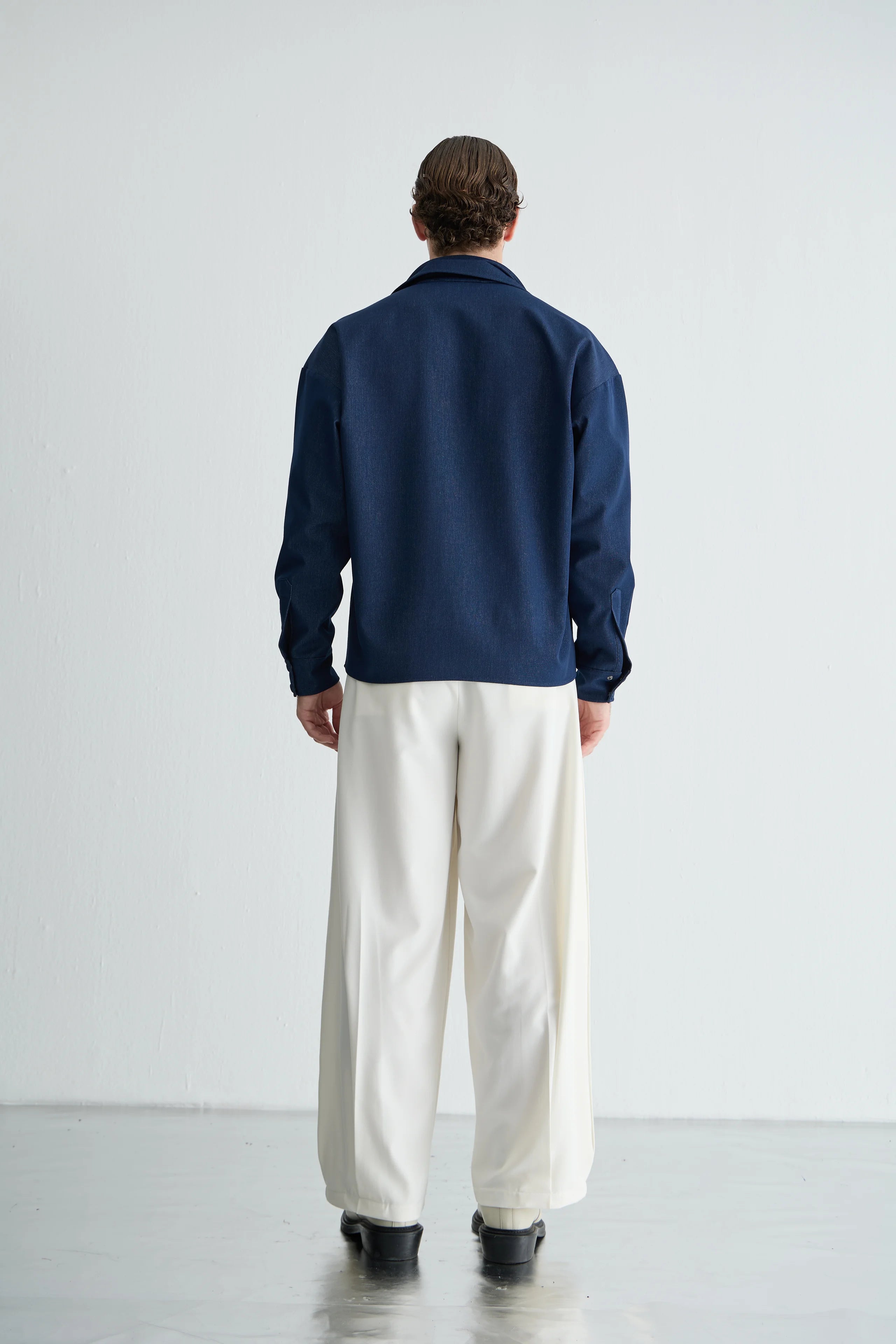 Gaia n Uranos Denim Çift Yaka Gömlek