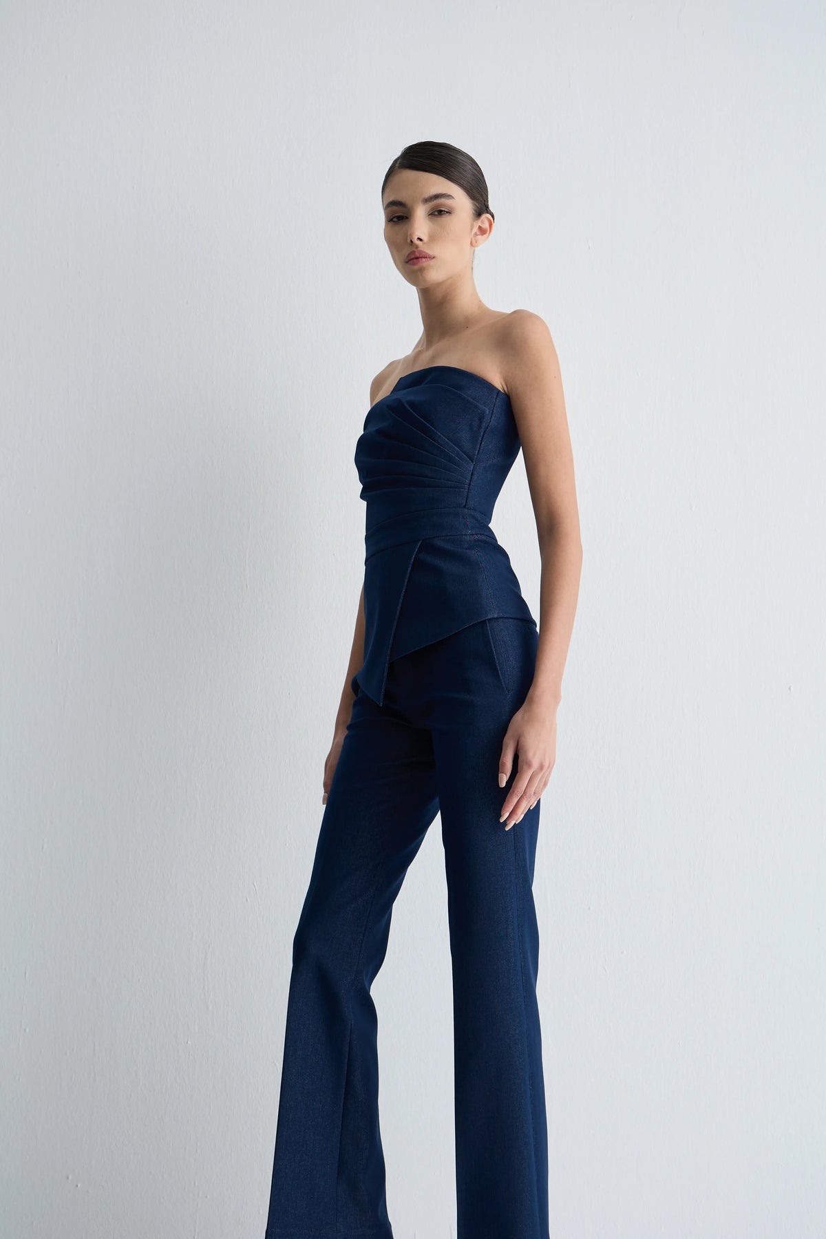 Gaia n Uranos Denim Straplez Büstiyer görünüm 4