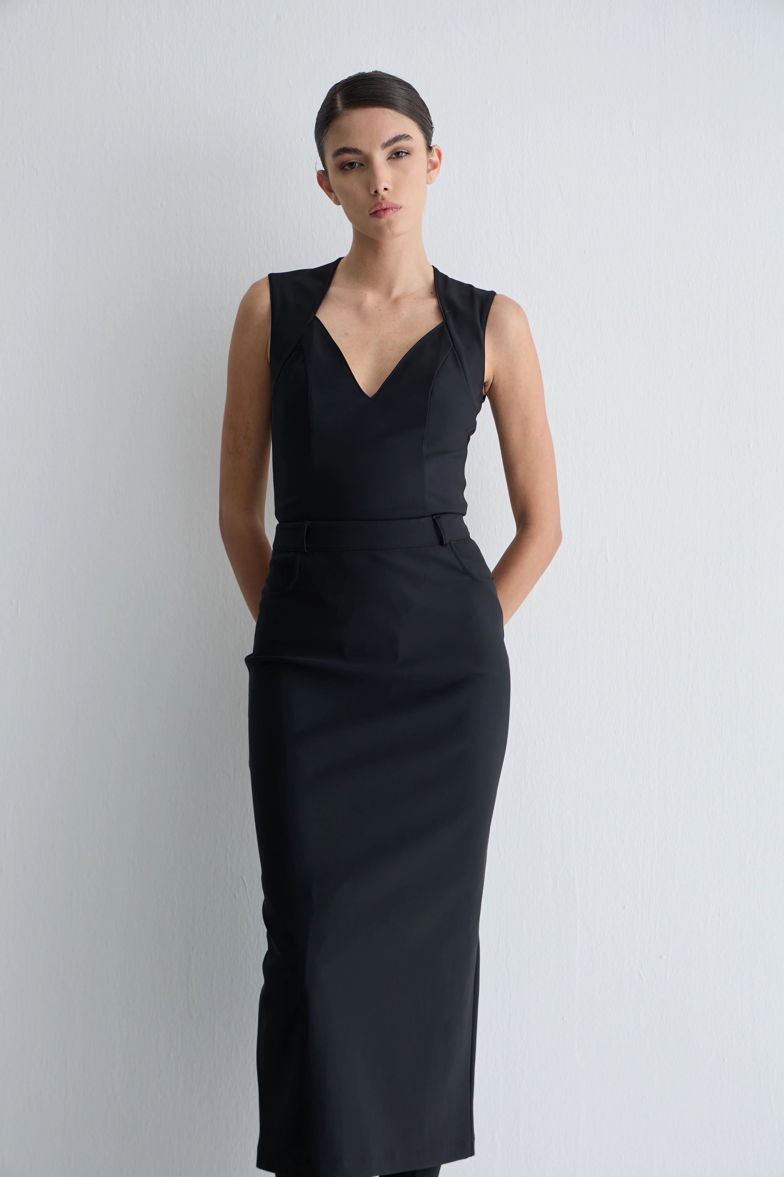 Gaia n Uranos Yüksek Bel Kalem Etek