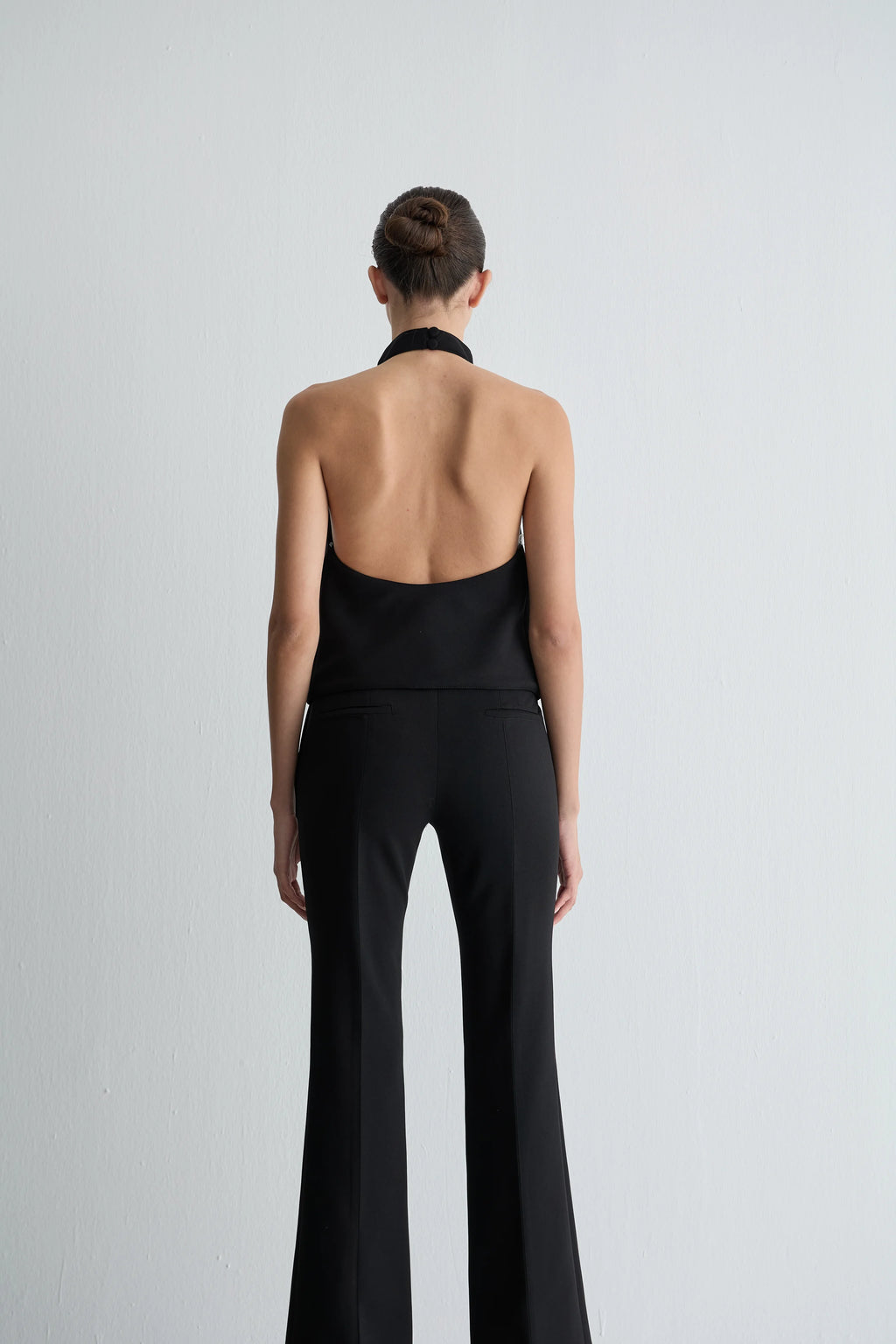 Gaia n Uranos Sırt Dekolteli Halter Yaka Bluz