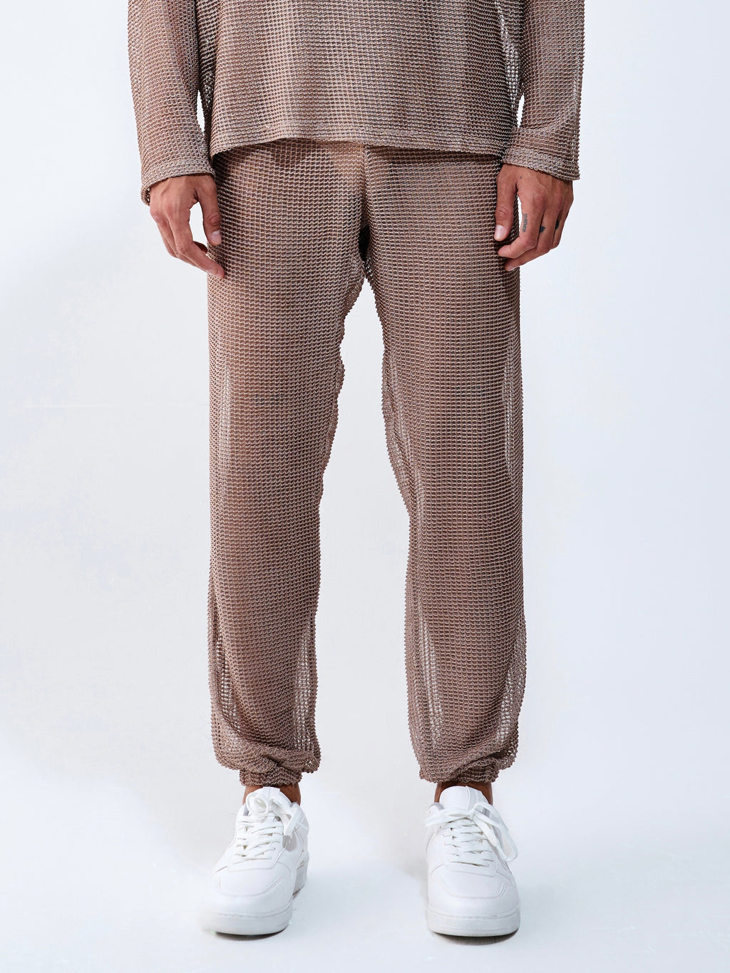 Piel Transparan Jogger Pantolon