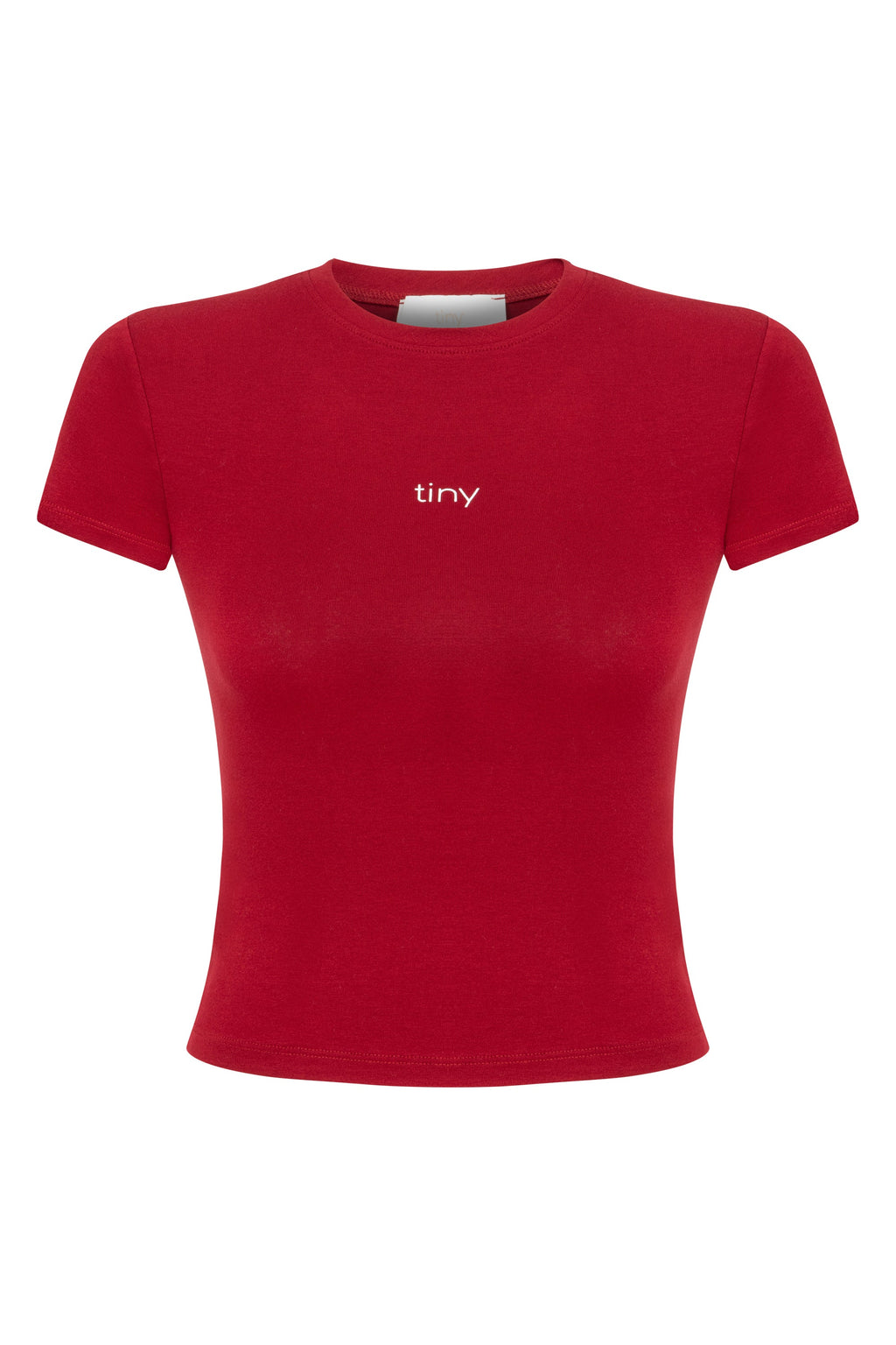 Tiny Dar Kesim Bordo Tişört görünüm 9