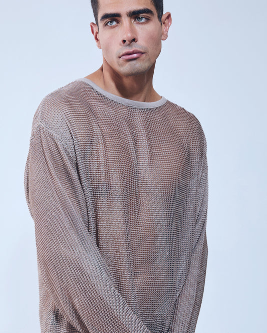 Piel Transparan File Oversize Unisex Sweat Shirt