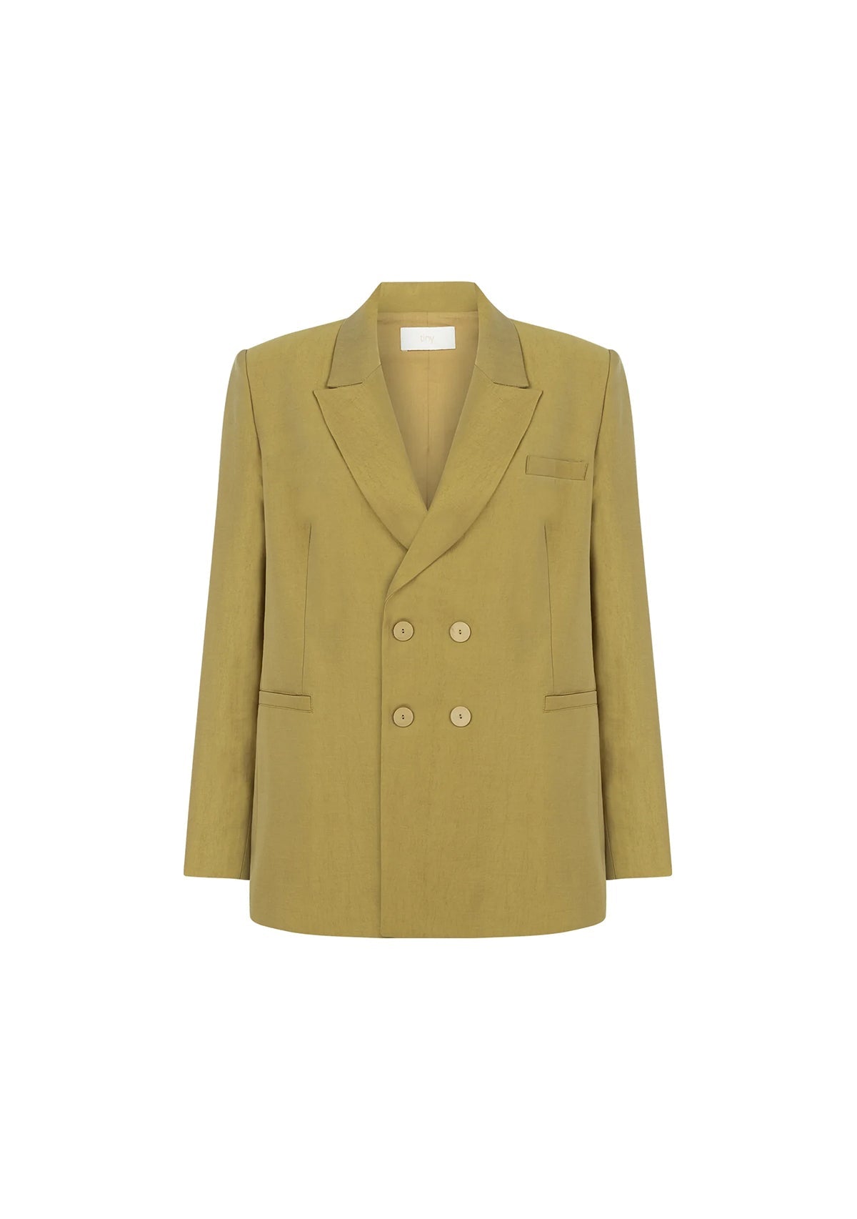 Tiny Açık Yeşil Tencel™ Blazer görünüm 9