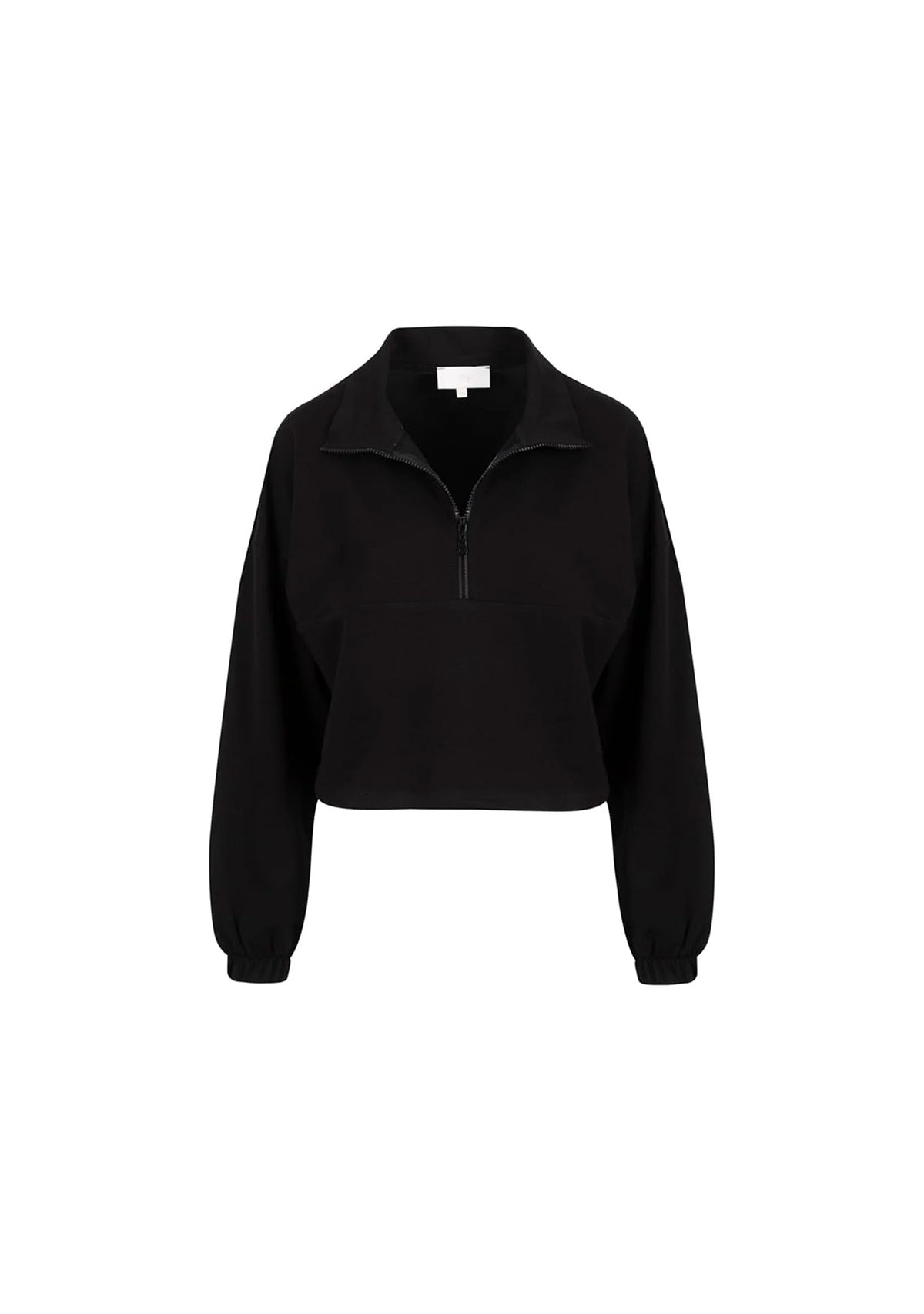 Tiny Boğazda Fermuar Detaylı Siyah Sweatshirt görünüm 7