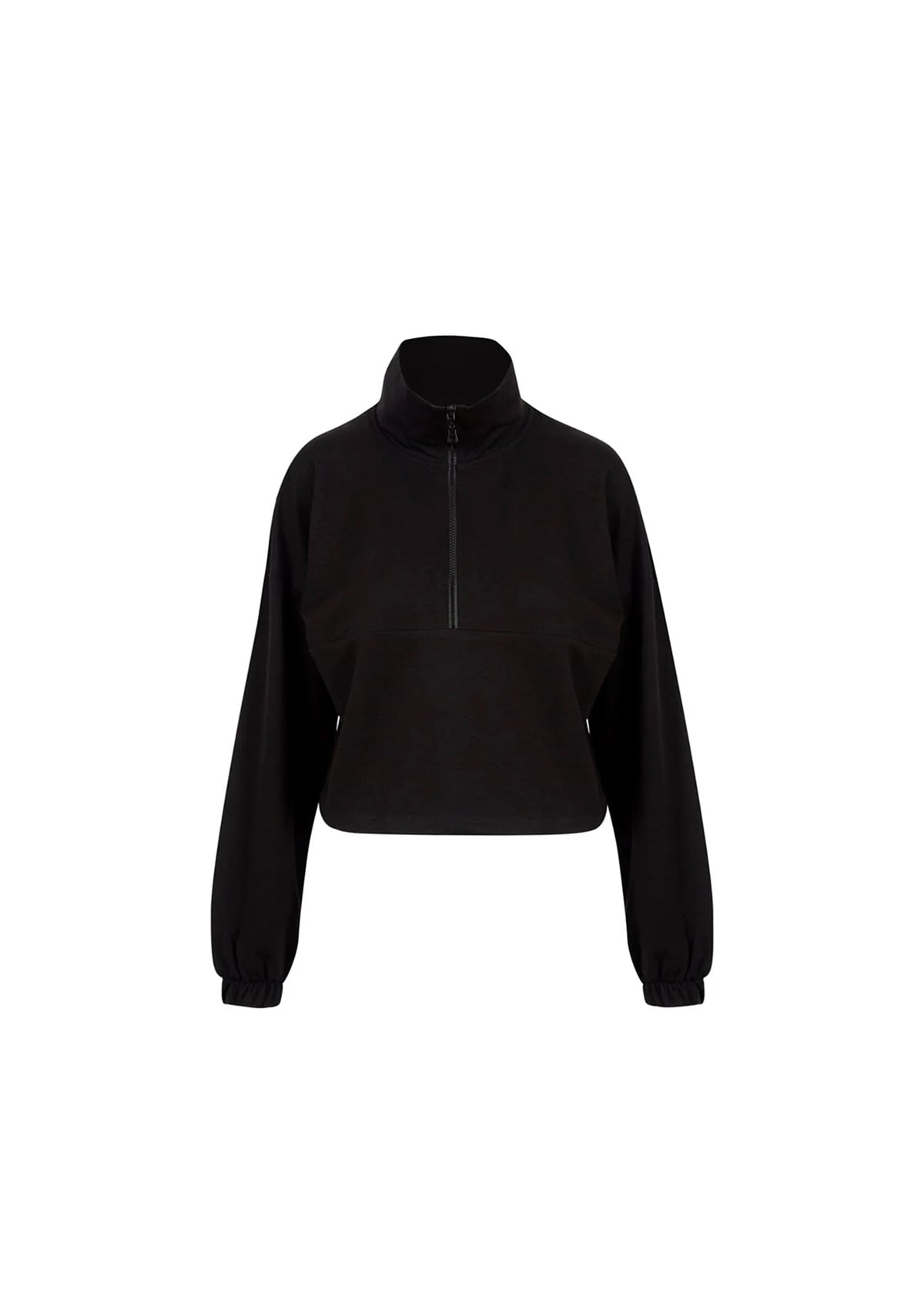 Tiny Boğazda Fermuar Detaylı Siyah Sweatshirt görünüm 8