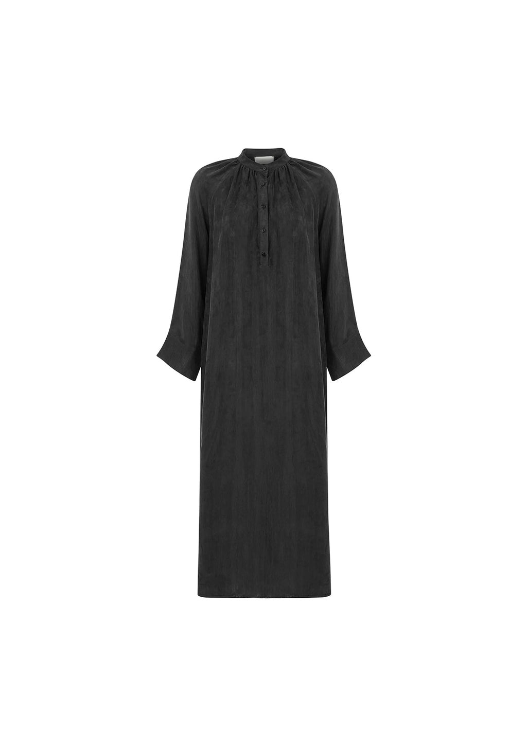 Tiny Antrasit Luxe Tencel™ Reglan Kol Elbise görünüm 11