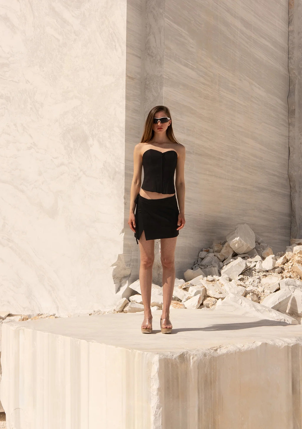 Tiny Önü Fermuarlı Sırtı Ayarlanabilir Balenli Korse