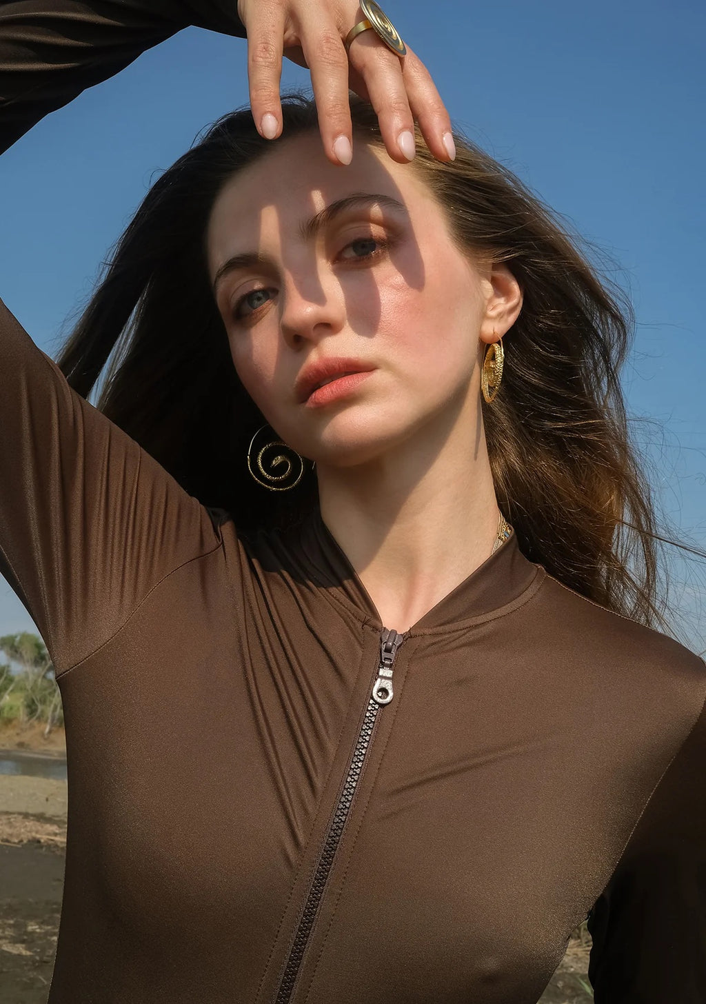 Tiny Fermuarlı Uzun Kollu Surf Mayo