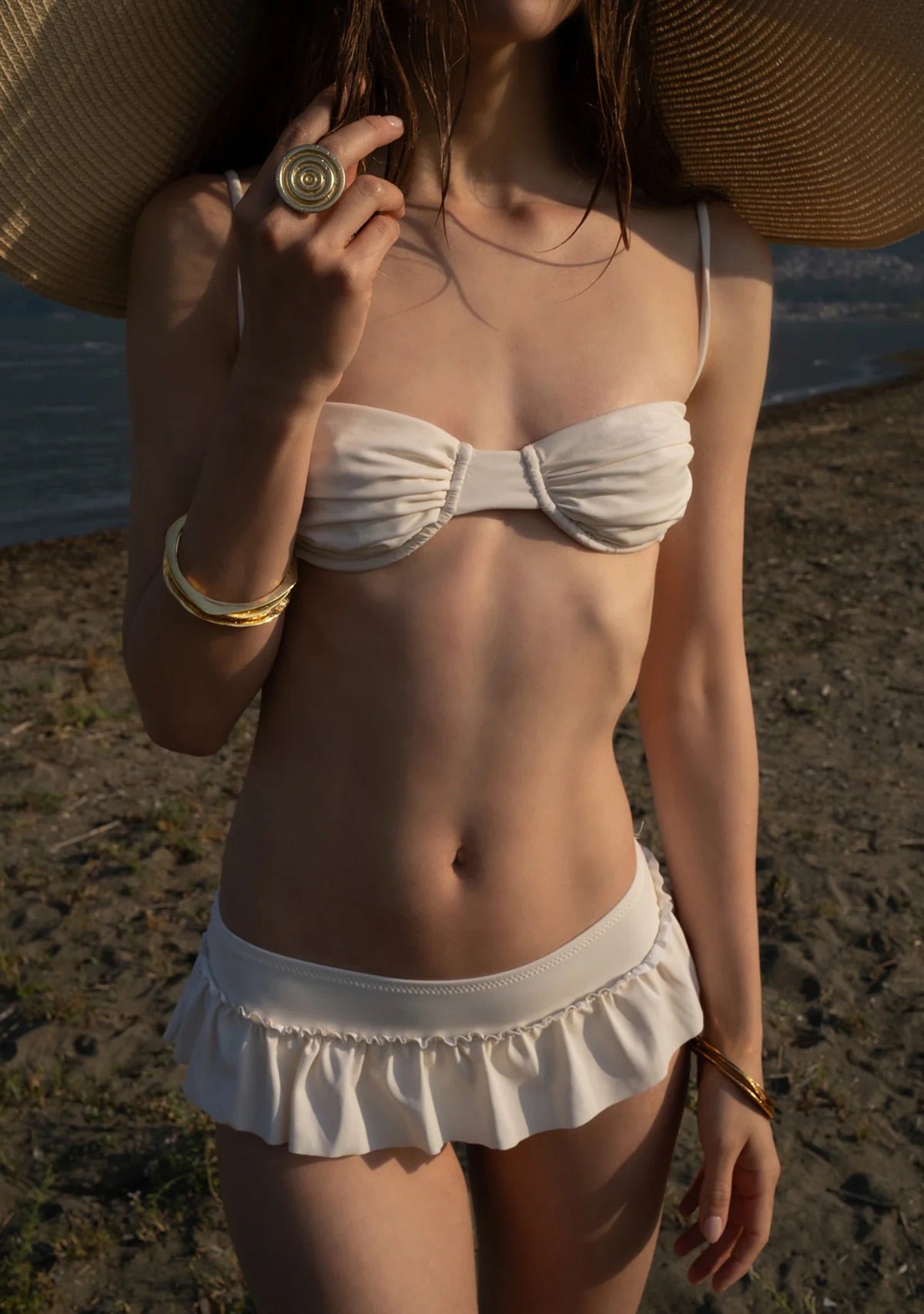 Tiny Balenli Ayarlanabilir Bikini Üstü