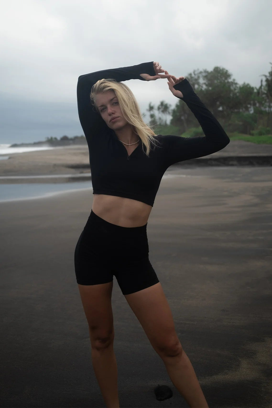 Tiny Yarım Fermuarlı Uzun Kollu Aktif Üst