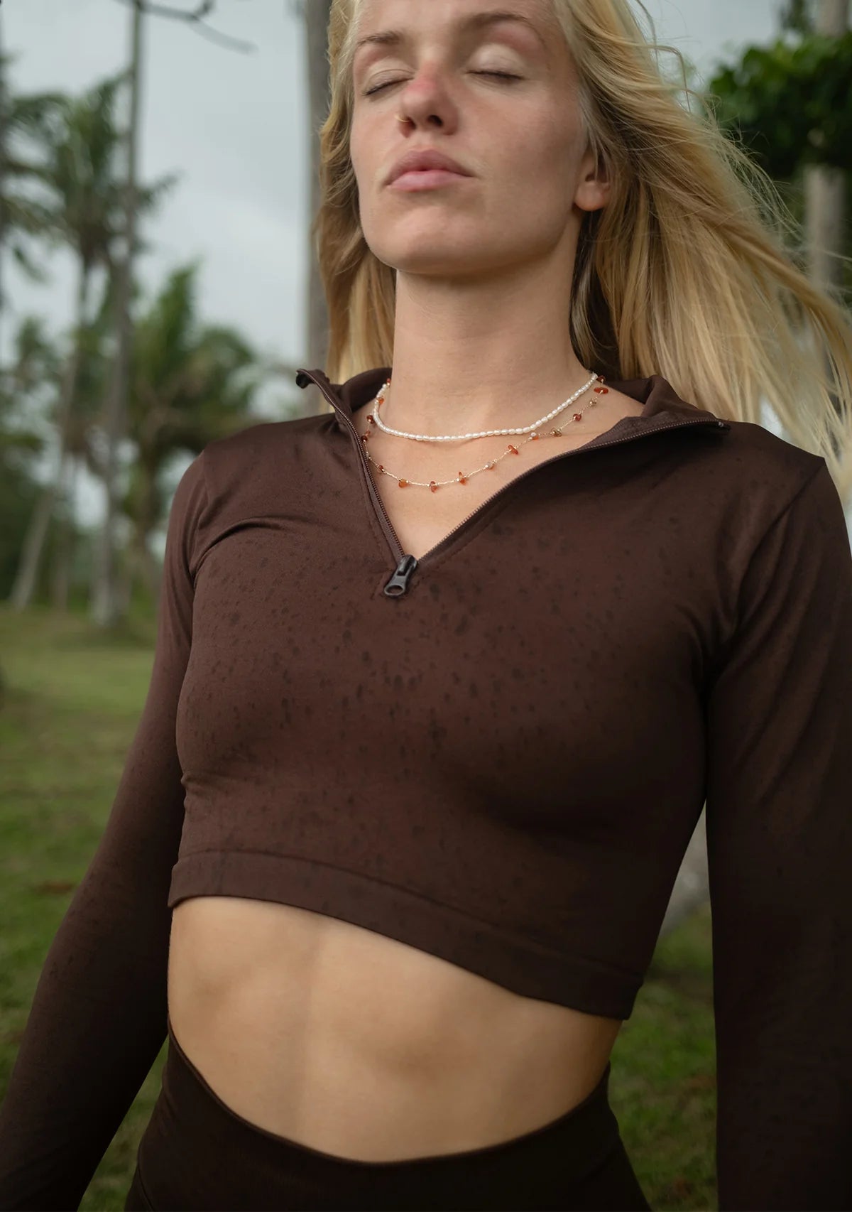 Tiny Yarım Fermuarlı Uzun Kollu Aktif Üst