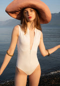 Tiny Zippered Sleeveless Surf Swimsuit