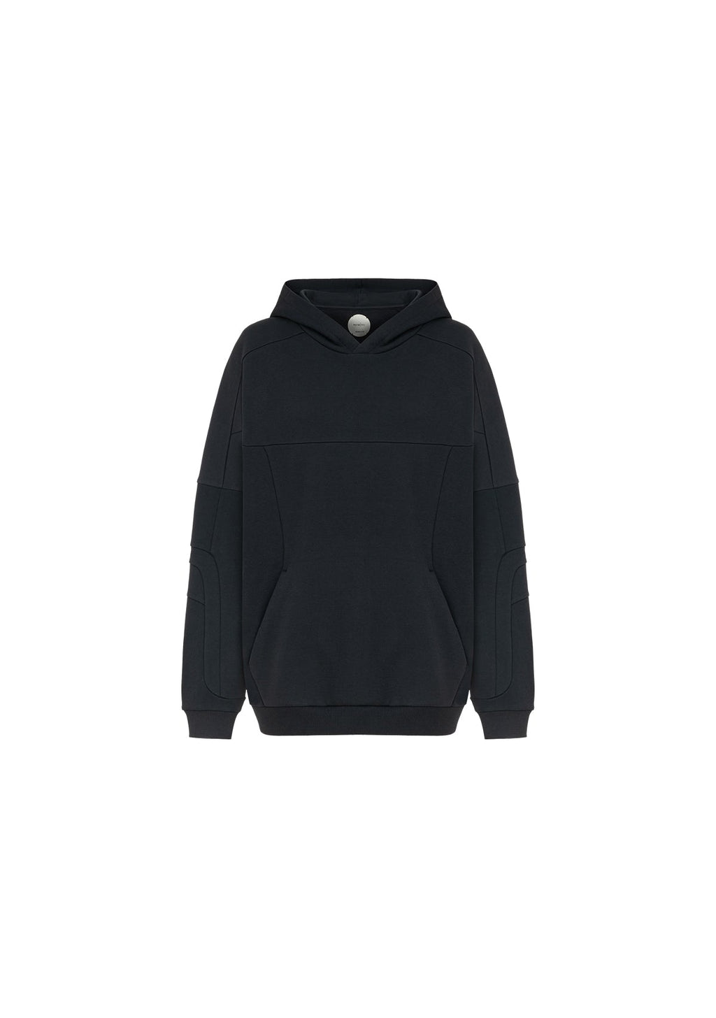 Tiny Dikiş Detaylı Kapüşonlu Oversize Siyah Sweatshirt görünüm 11
