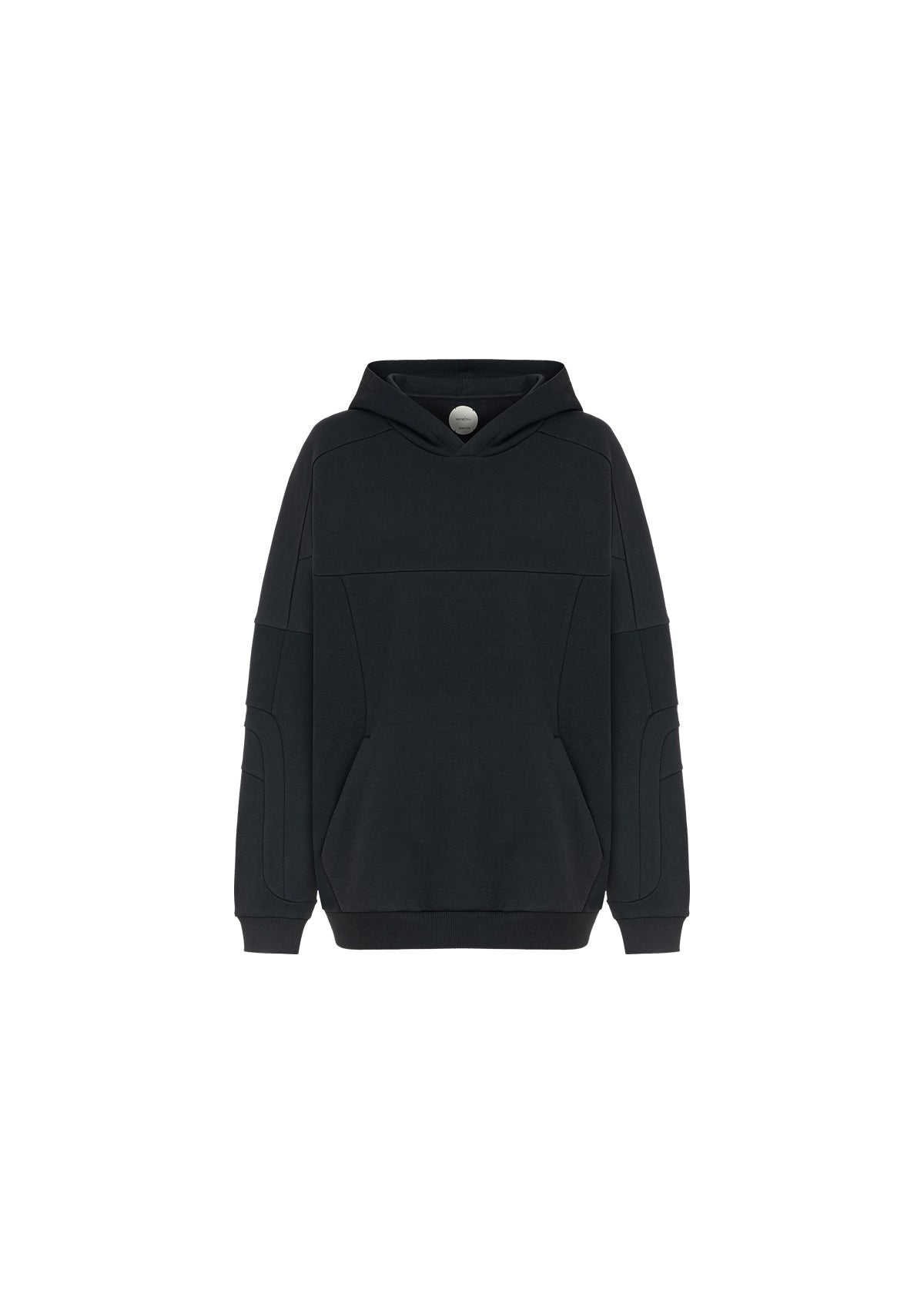 Tiny Dikiş Detaylı Kapüşonlu Oversize Siyah Sweatshirt görünüm 11