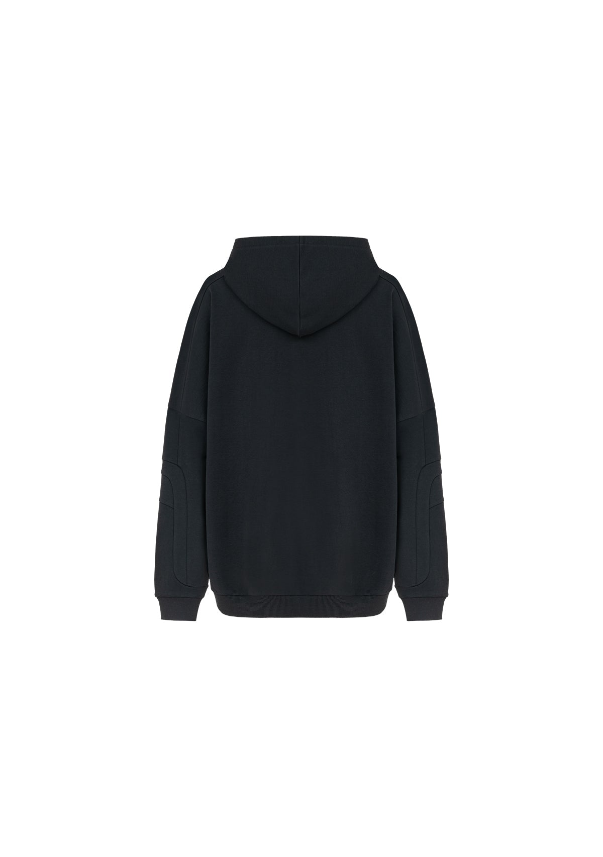 Tiny Dikiş Detaylı Kapüşonlu Oversize Siyah Sweatshirt görünüm 12