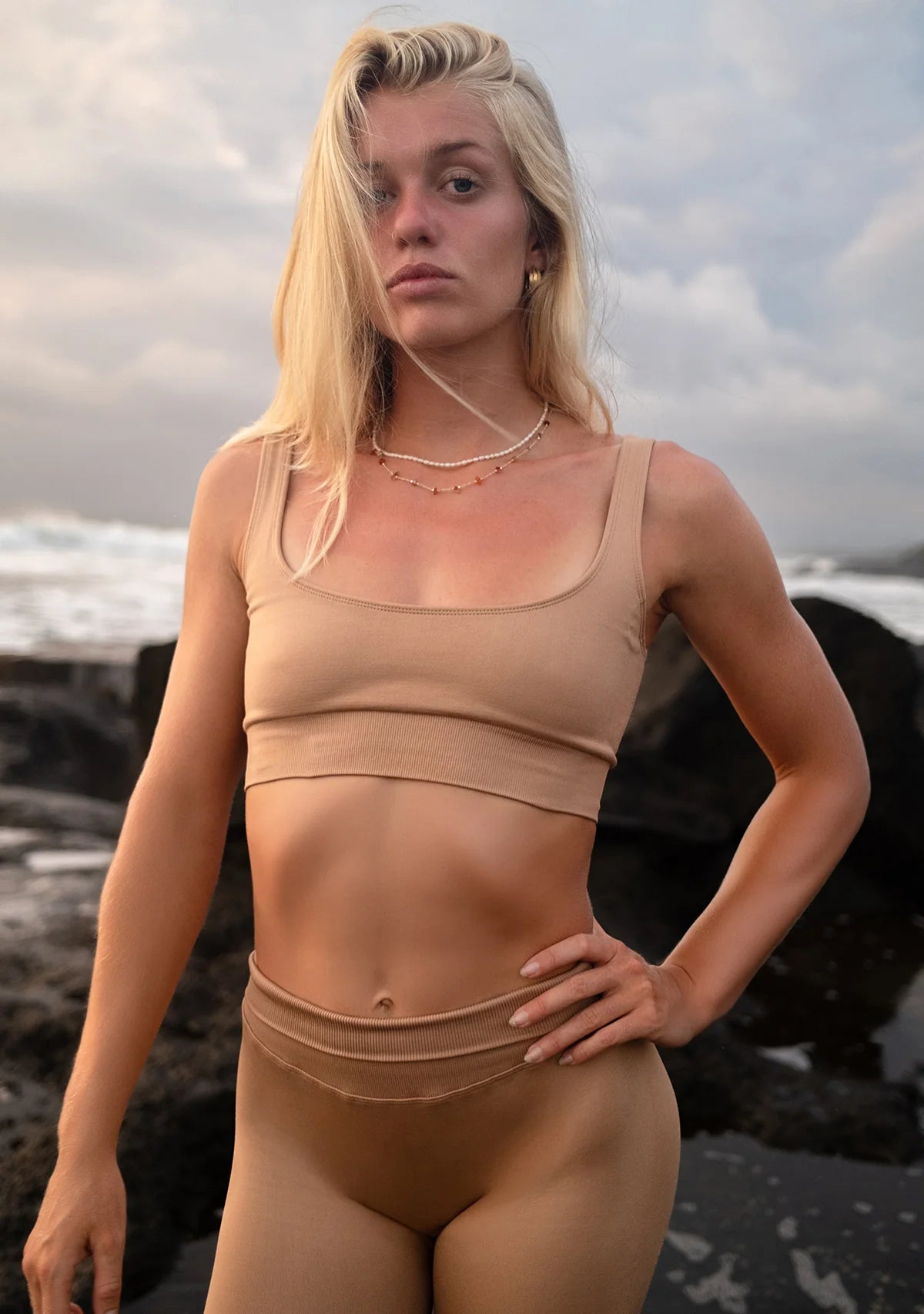 Tiny U Yaka Kalın Askılı Dikişsiz Spor Büstiyer